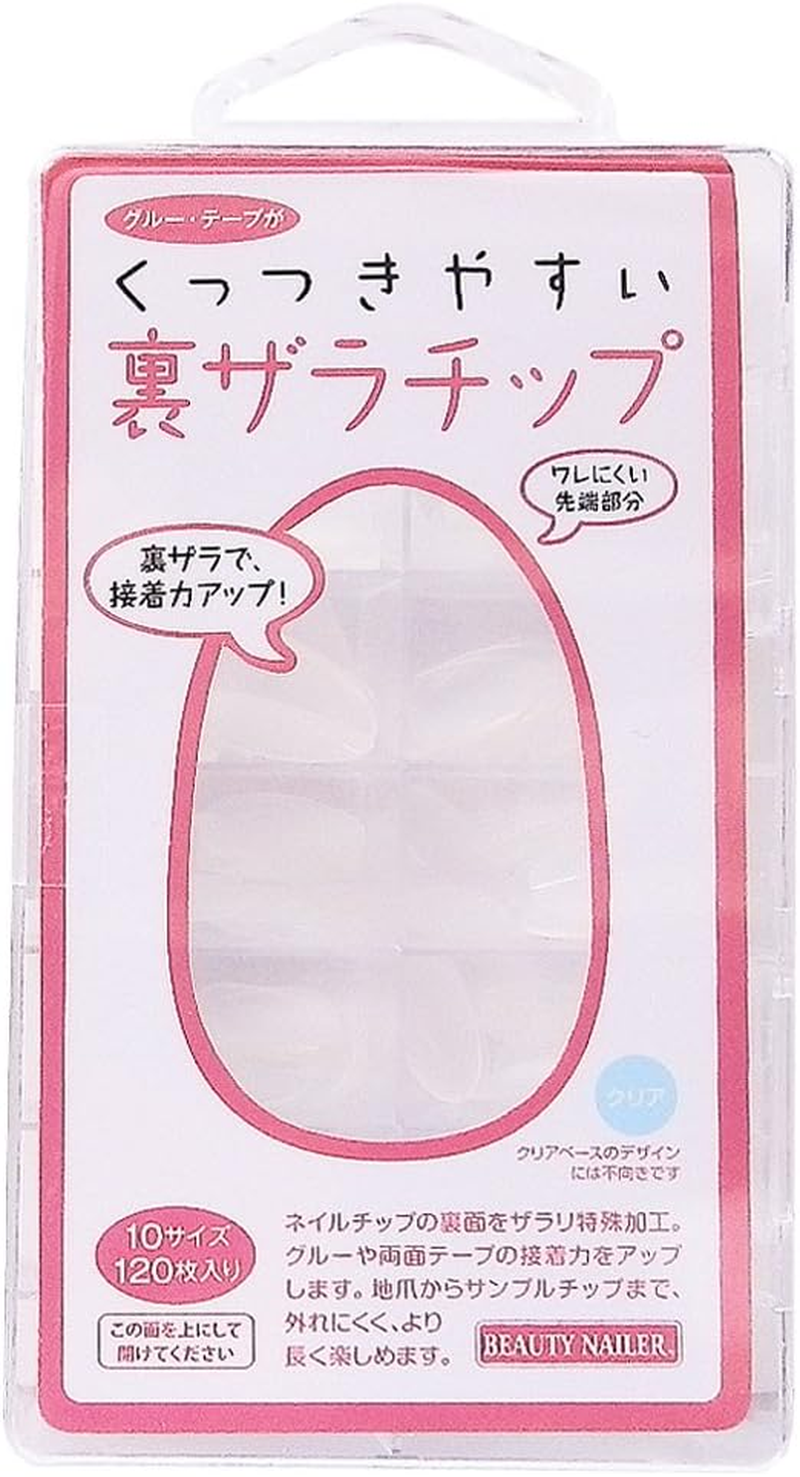 Beauty Nailer Nail Tip, Easy to Stick Back Zara Tip URA-2