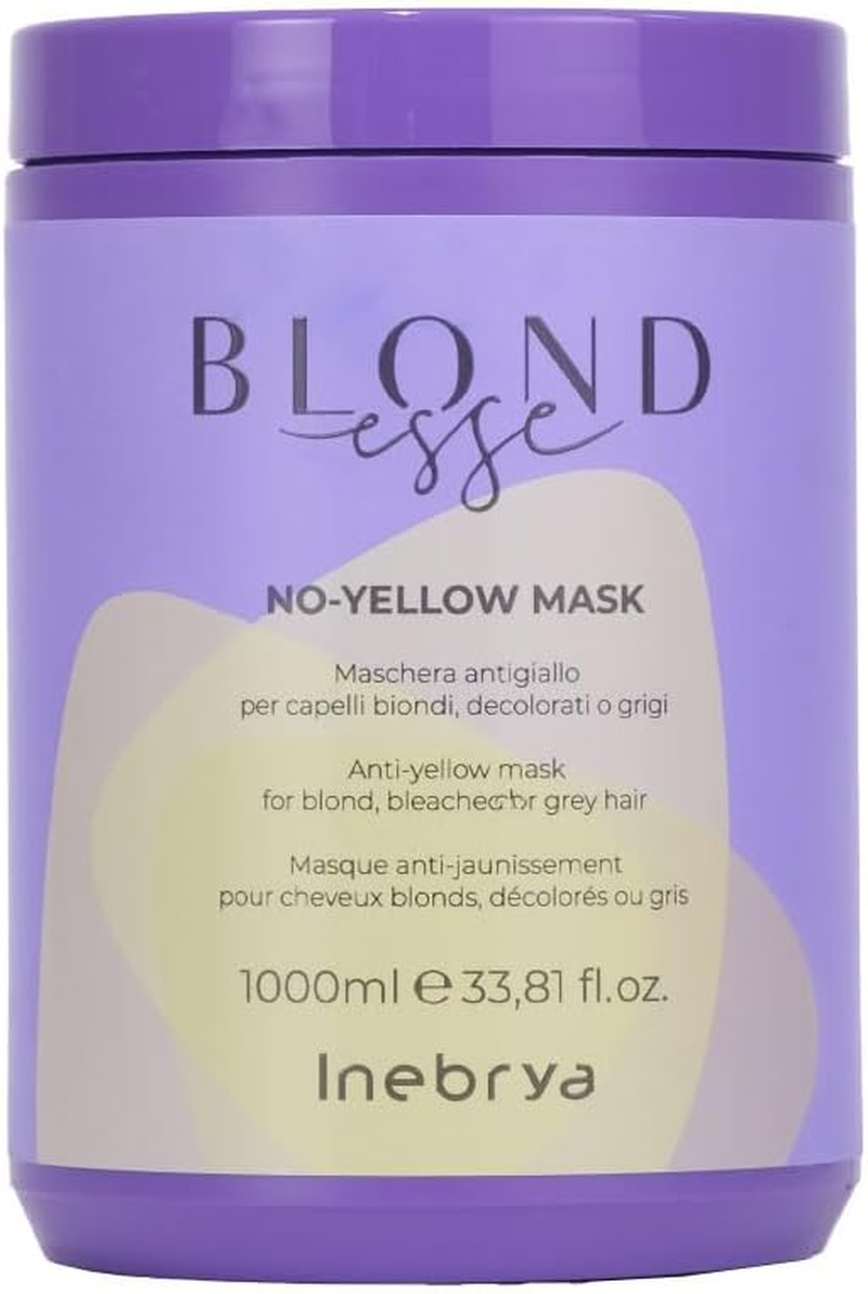 Inebrya Blond Esse No-Yellow Hair Mask 1000 Ml image number 1