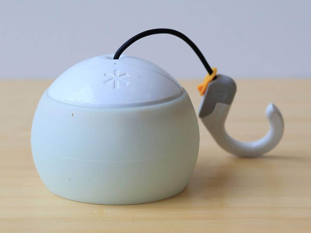 Snow Peak Hozuki Lantern - Battery-Powered Light for Desk & Camp Table with Hanging Hook - 5.8 Oz