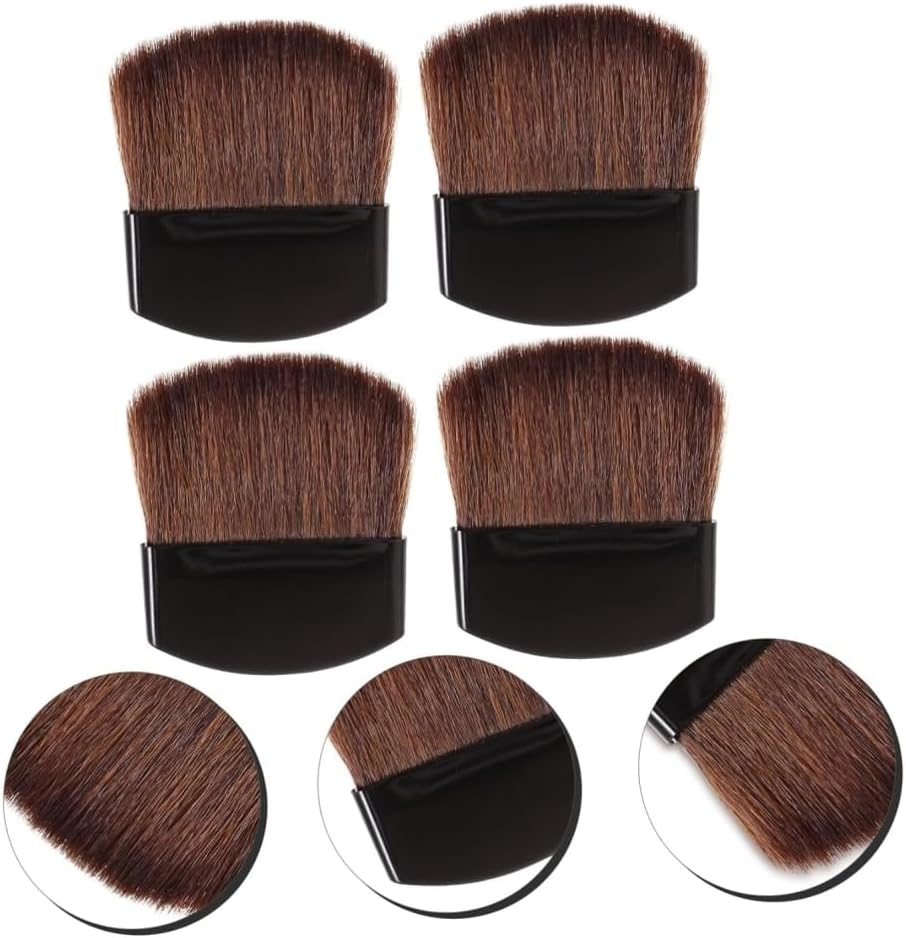 Mini Powder Blush Brush, 2Pcs Small Makeup Brush Facial Makeup Brush, Blush Brushes, Makeup Brushes and Tools image number 4