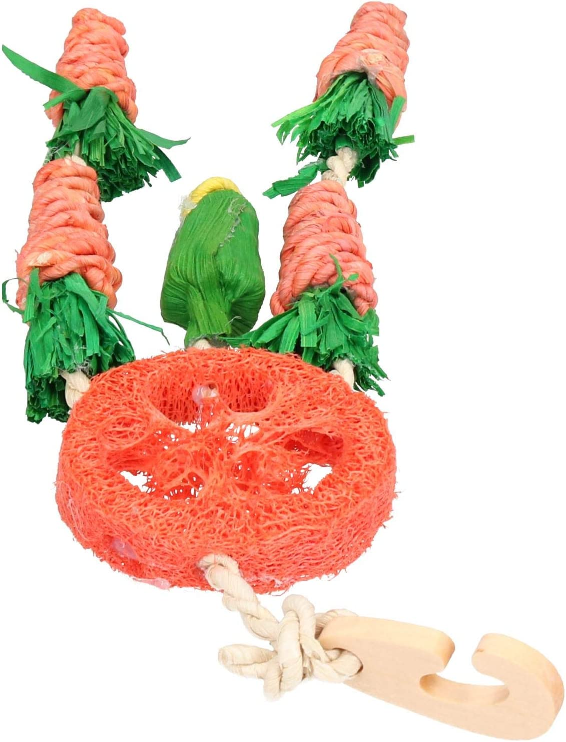 Boredom Breaker Carrot Dream Catcher for Small Animals, Clear image number 3