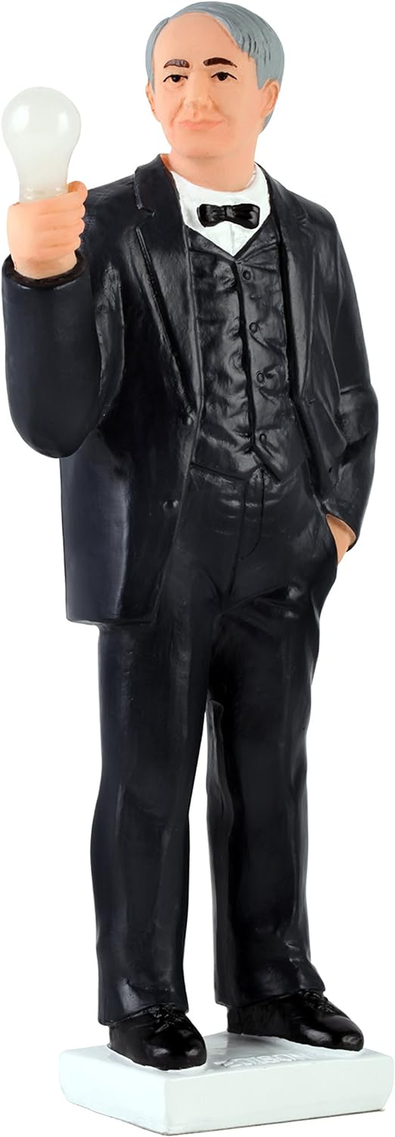 Kikkerland Solar Edison, Polyresin, Electronic Components, Solar Panel, Black, 9.2 X 4.8 X 20 Cm image number 1