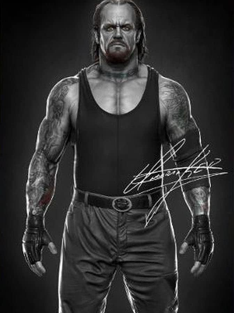 The Undertaker WWE Signed Autographed Photo Poster Memorabilia A4 210X297Mm