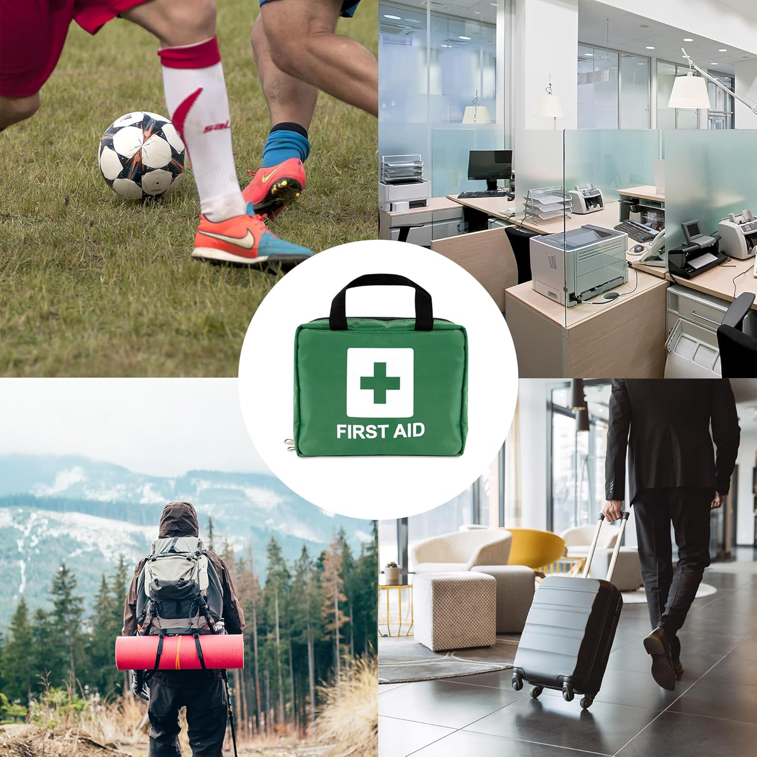 Lewis-Plast Premium First Aid Kit for Home Car Holiday and Workplace - Includes Bandages, Eye Pods, Ice Packs and Essentials for Everyday Situations, 90 Count (Pack of 1) image number 5