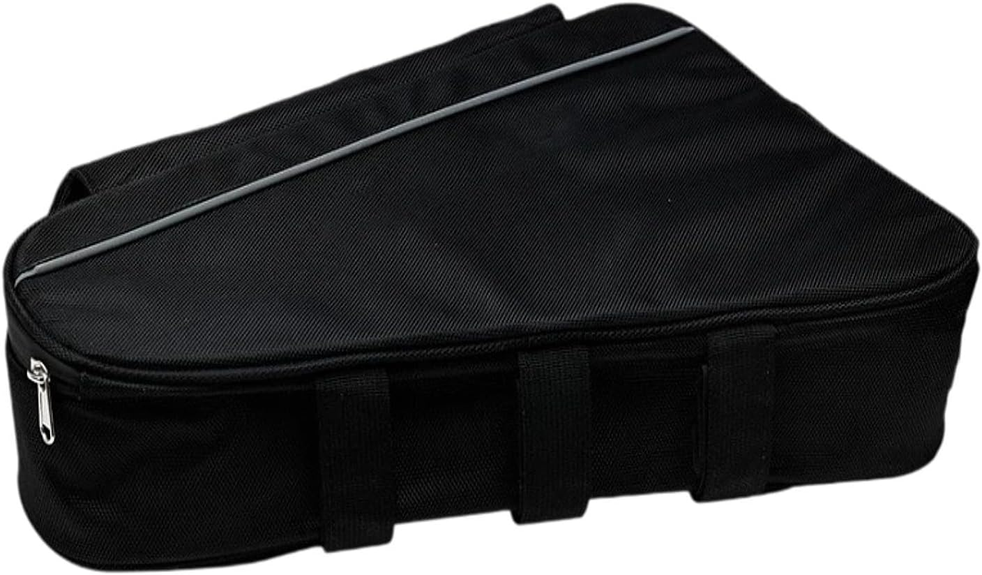 Bicycle Frame Storage Bag Electric Bike Battery Bag Practical Professional Strap on Top Tube Front Pouch for outside Riding image number 5