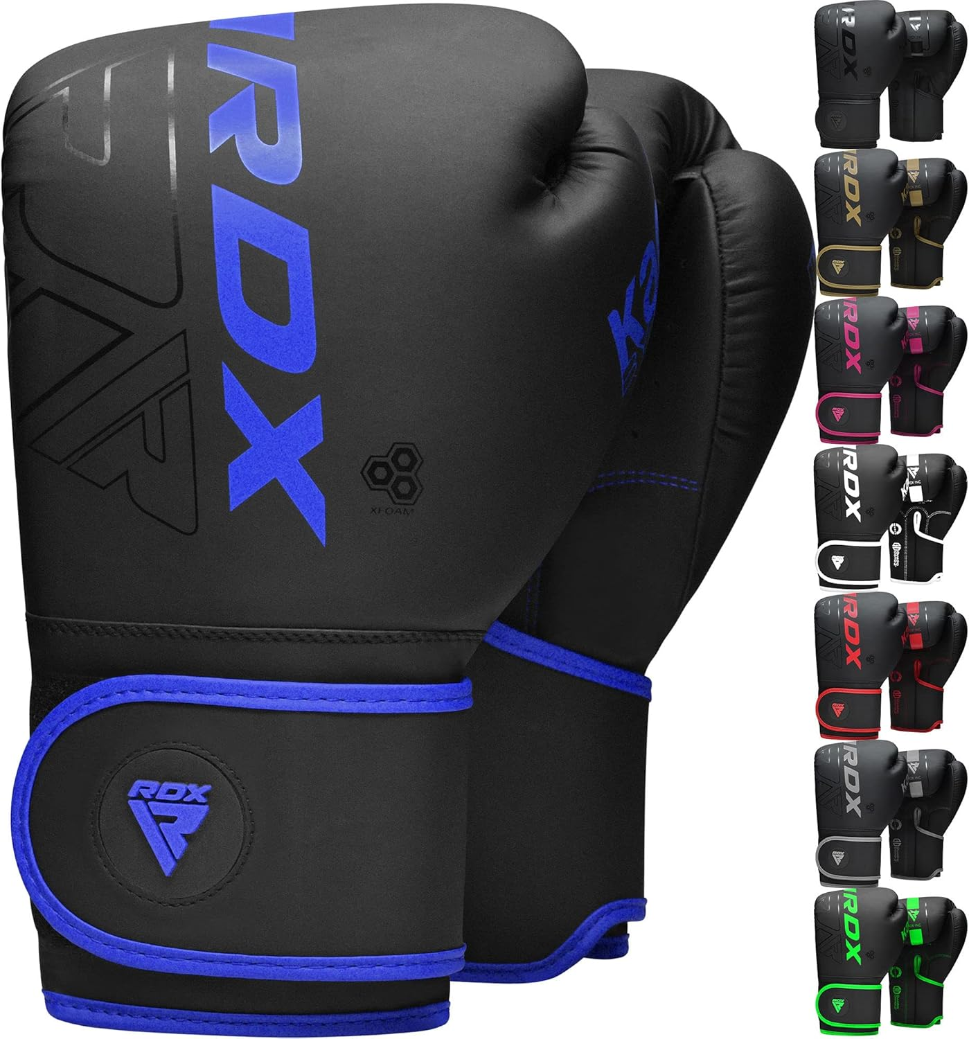 RDX Kids Boxing Gloves Sparring and Muay Thai Maya Hide Leather, Kara Patent Pending Junior Training Mitt for Kickboxing, Punch Bag, Focus Pads, MMA, Thai Pad, Double End Ball Punching Fight Gloves