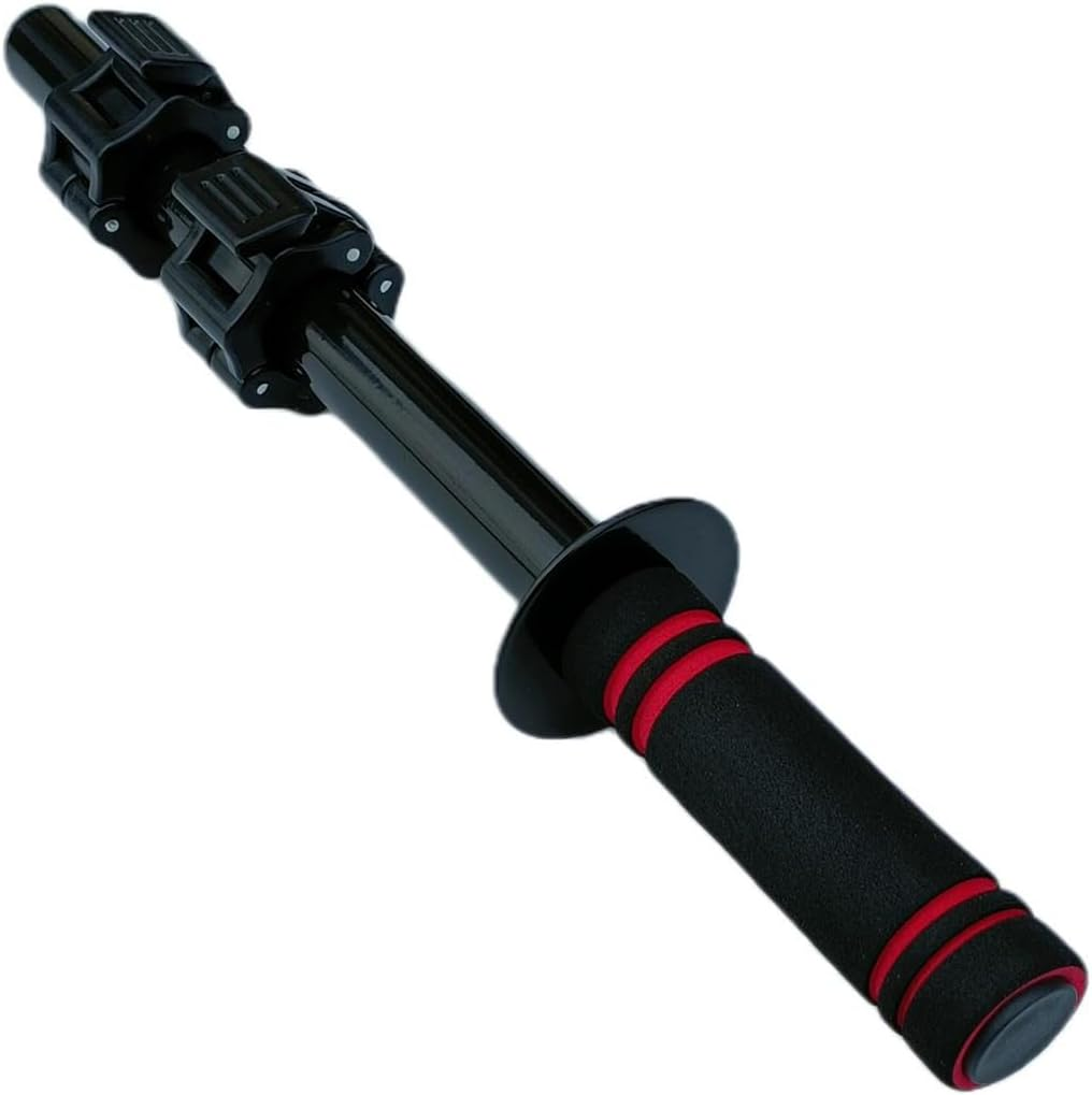 AIMALL Forearm Strength Trainer Grip Stick for Muscle Workout, Anti-Slip Handle Arm Exerciser, Wrist Fitness Training Rod, 15.75In Length, 1.02In Shaft image number 5