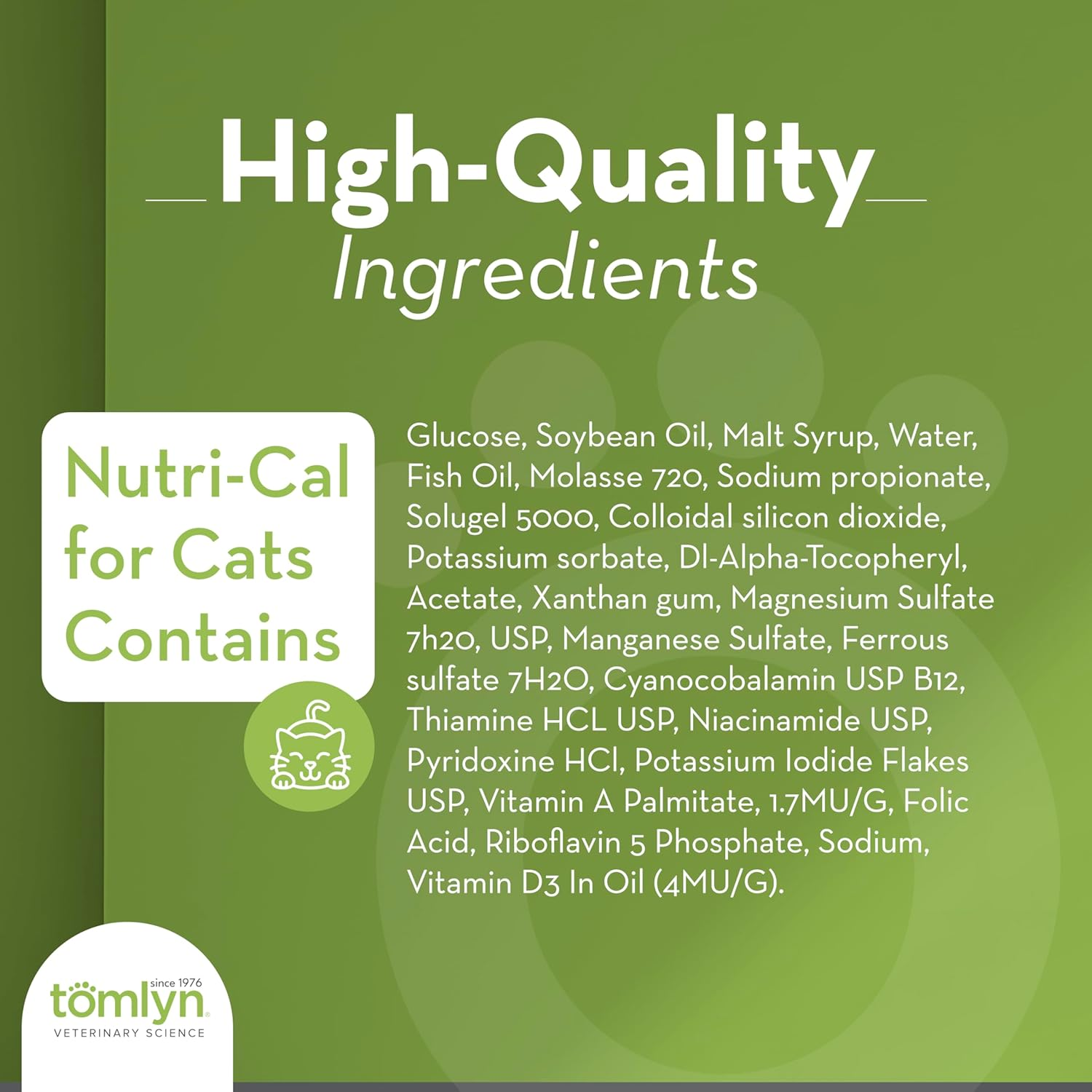 Tomlyn High Calorie Nutritional Gel for Cats, (Nutri-Cal) 4.25 Oz image number 5