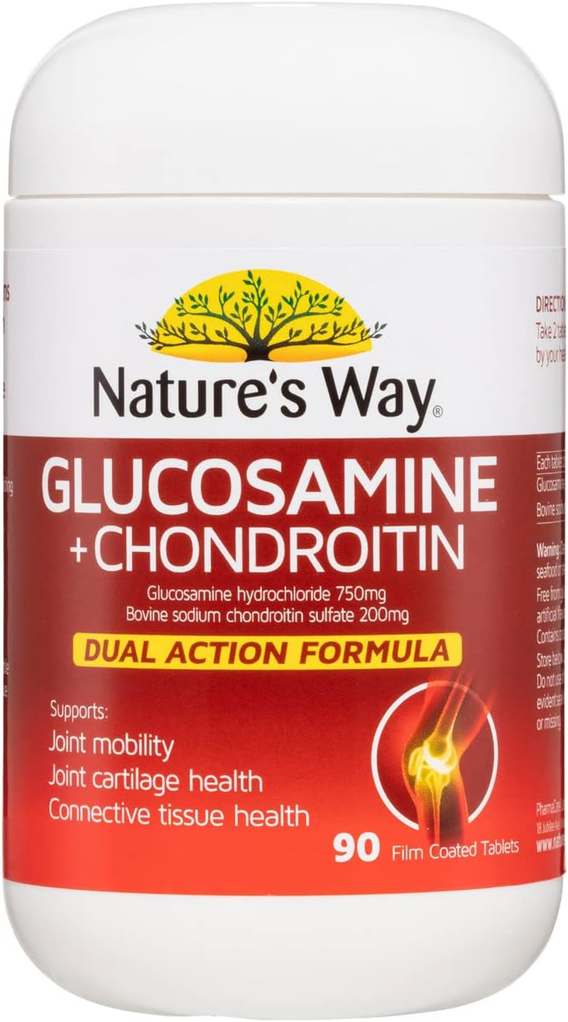 Nature'S Way Glucosamine and Chondroitin Film Coated 90 Tablets image number 2
