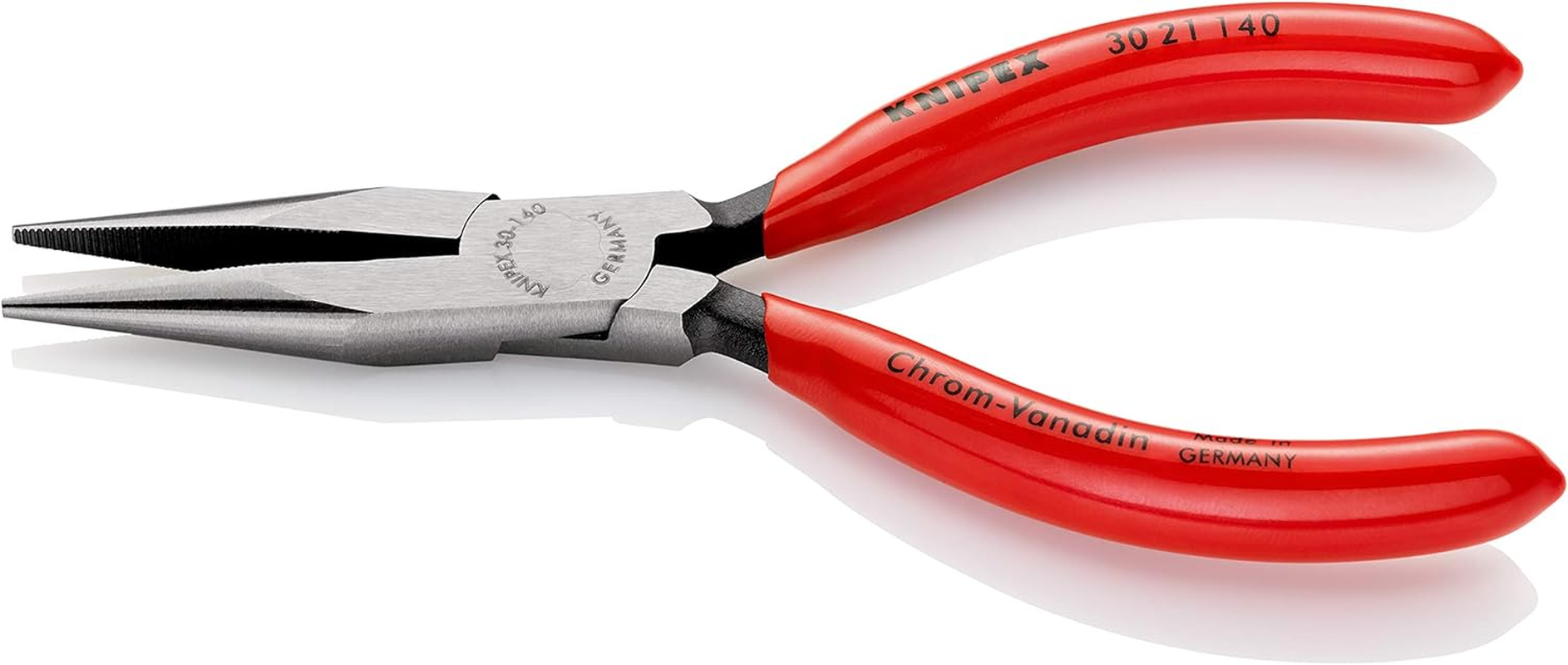 Knipex 30 21 140 Long Nose Plier, 42 Mm Jaw Length X 2.5 Mm Tips Width