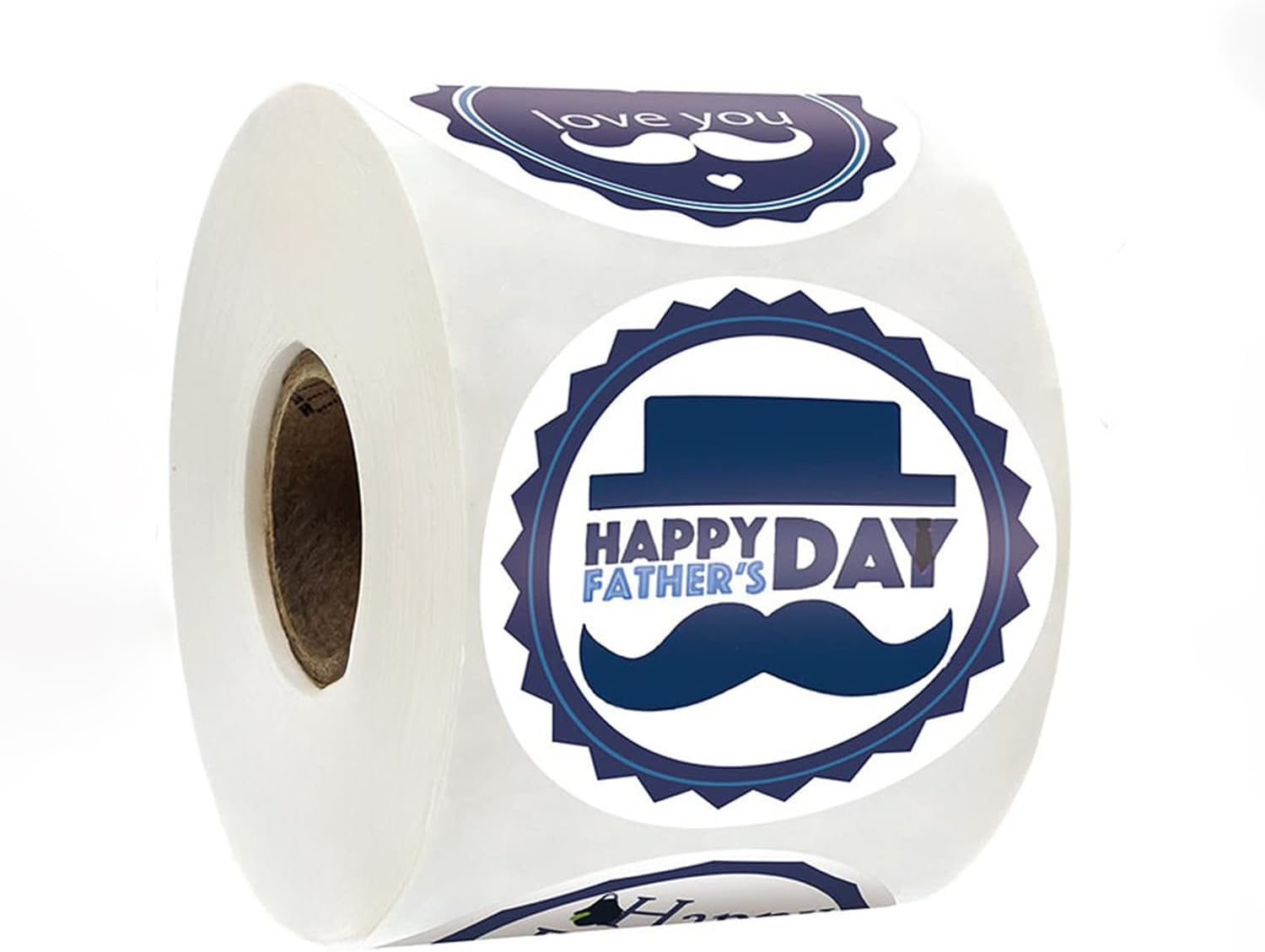 500 Pcs Happy Father&rsquo;S Day Stickers &ndash; 1.5 Inch round Self-Adhesive Gift Labels for Fathers Day Gift, DIY Crafts (8 Designs) &ndash; Best Dad Cookie Bags Labels, Candy Wrapping, Card Decor, Super Dad Gift