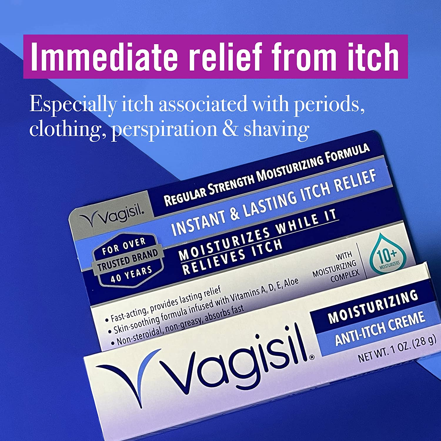 Vagisil Anti-Itch Cr&egrave;me, Regular Strength, 1 Ounce - Packaging May Vary image number 4