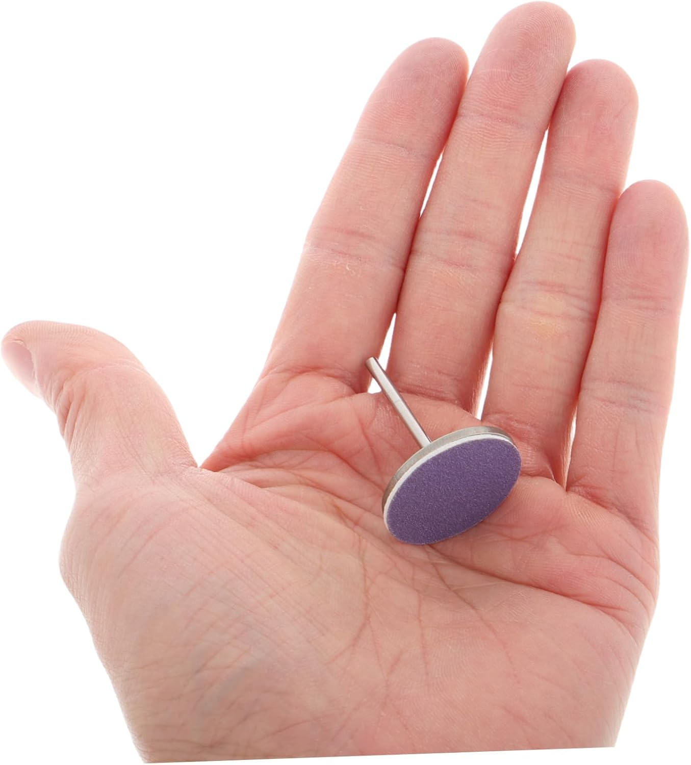 FOMIYES 60Pcs Pedicure Sanding Paper Discs Foot File Discs for Callus Removal Nail Drill Bits for Manicure and Pedicure Metal Sandpaper for Foot and Nail Care image number 2