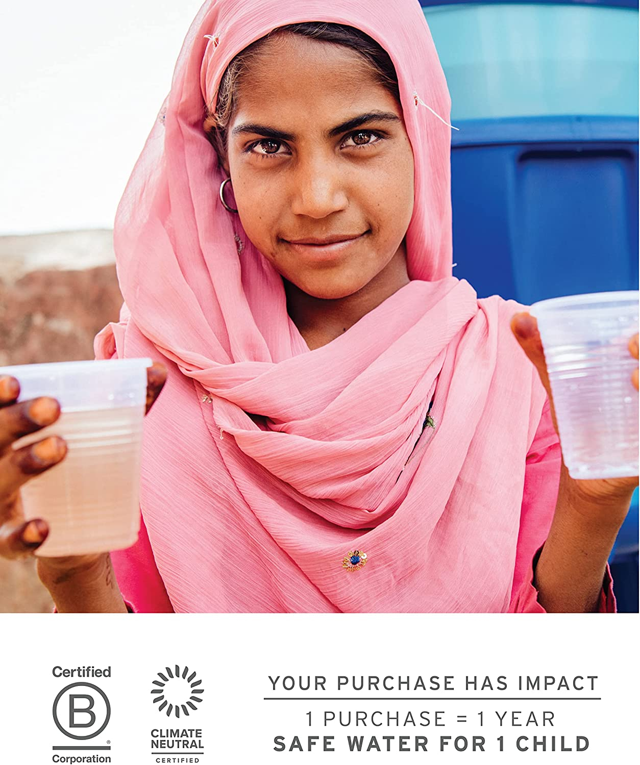 Lifestraw Home &ndash; Replacement Membrane Microfilter Filter for Protection against Bacteria, Parasites, Microplastics, PFAS and 30+ Contaminants image number 1