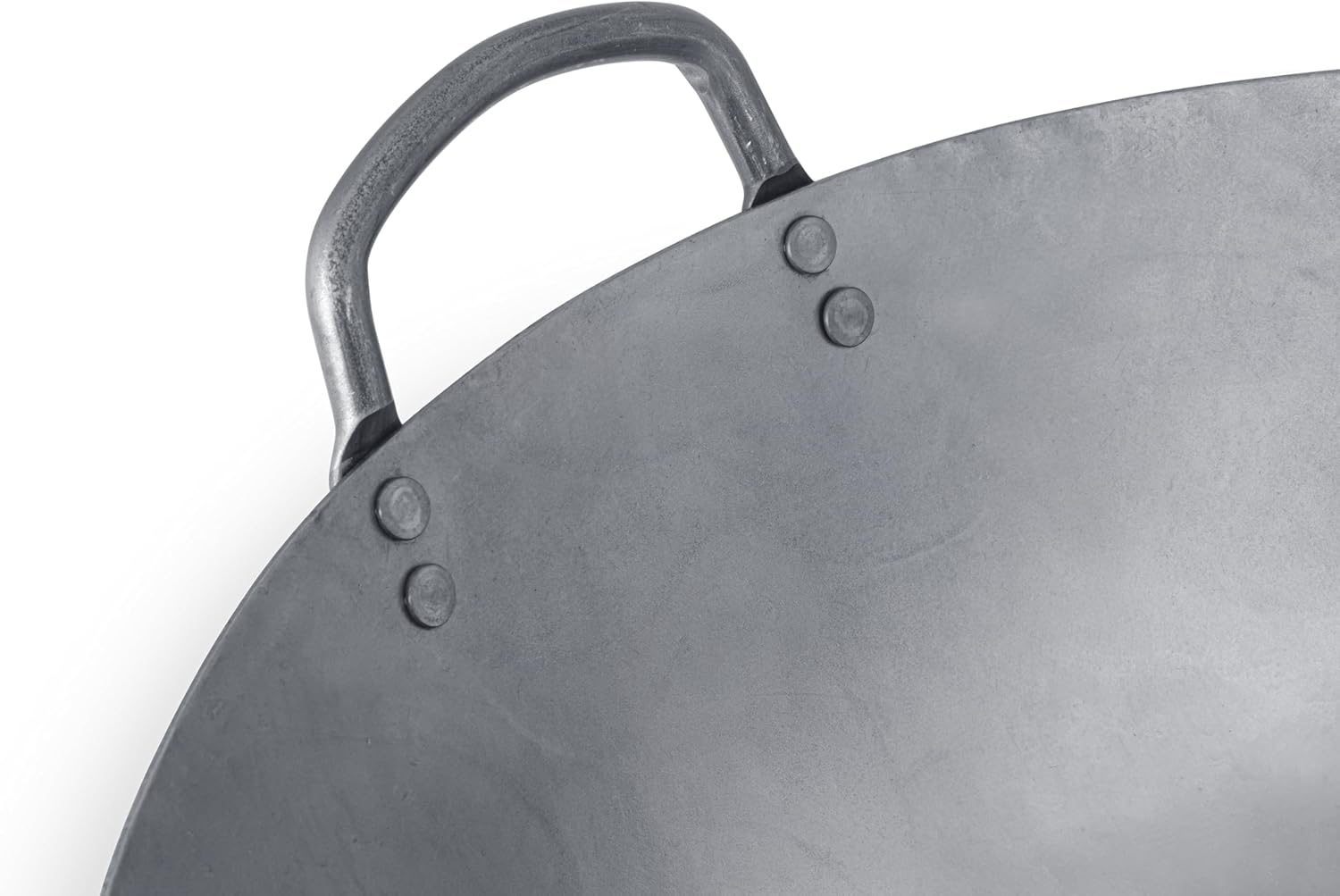 Craft Wok Extra Large 21-Inch Heavy Canton Style Hand Hammered Carbon Steel Wok (Round Bottom) / 731W194X image number 3