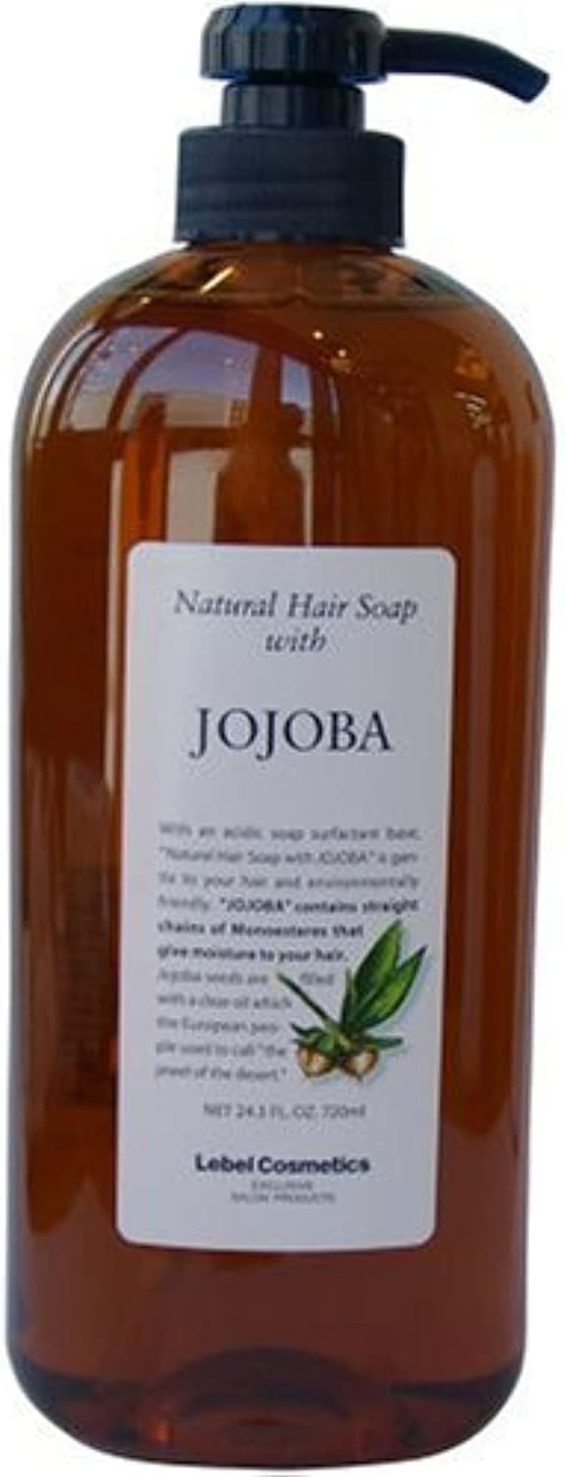Lebel Natural Hair Soap, with 24.3 Fl Oz (720 Ml), Jojoba JO image number 3