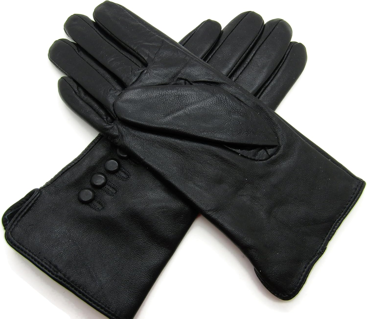 Theglovehut Womens Ladies Genuine Soft Leather Gloves Fully Fleece Lined Winter Warm image number 3