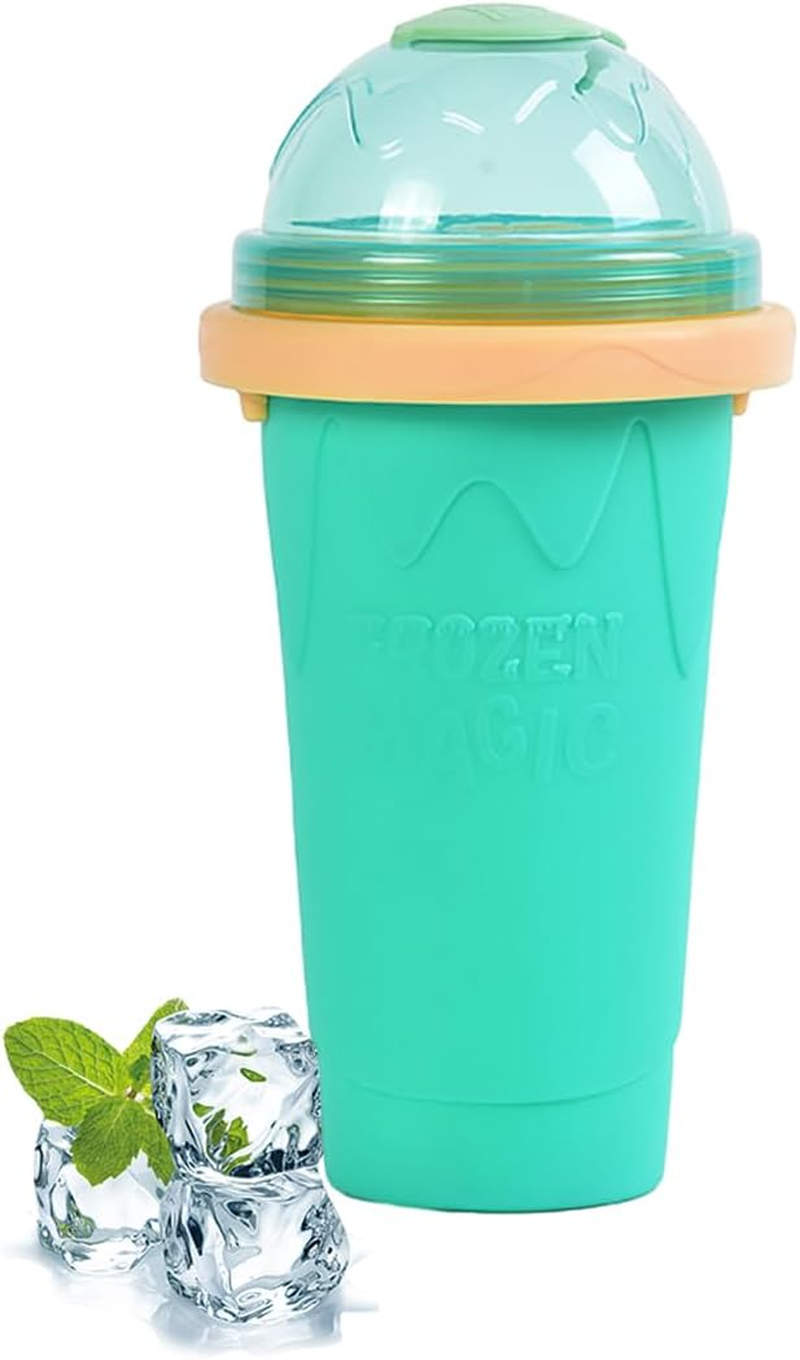 AIMALL Magic Quick Freeze Slushie Cup - Versatile Squeeze Milkshake & Ice Cream Maker for Refreshing Treats 4.1 X 8.3 Inches