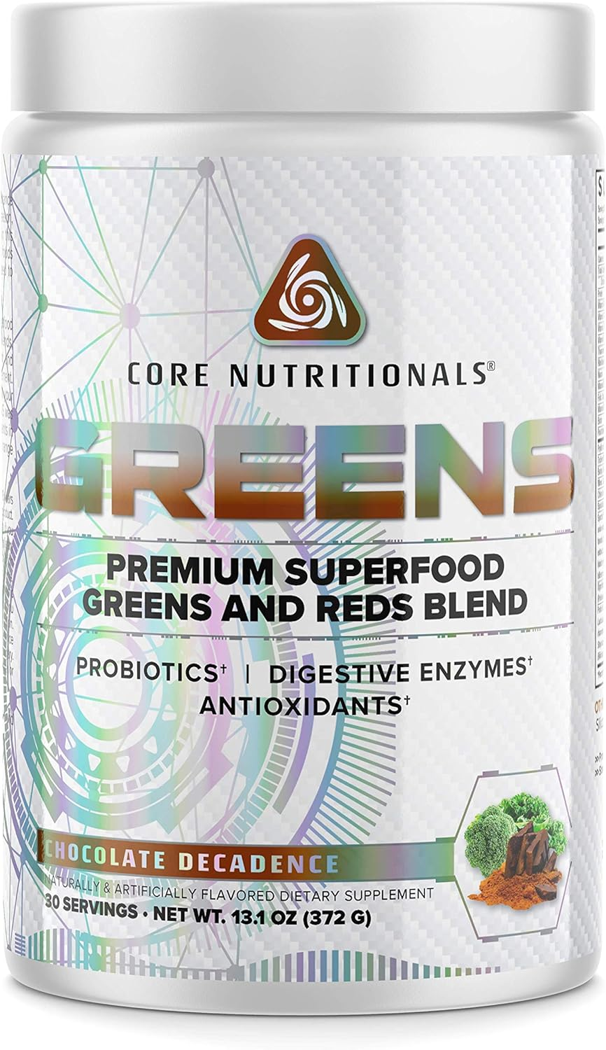 CORE Nutritionals Chocolate Decadence Flavour Green and Reds Blend Superfood 30 Servings