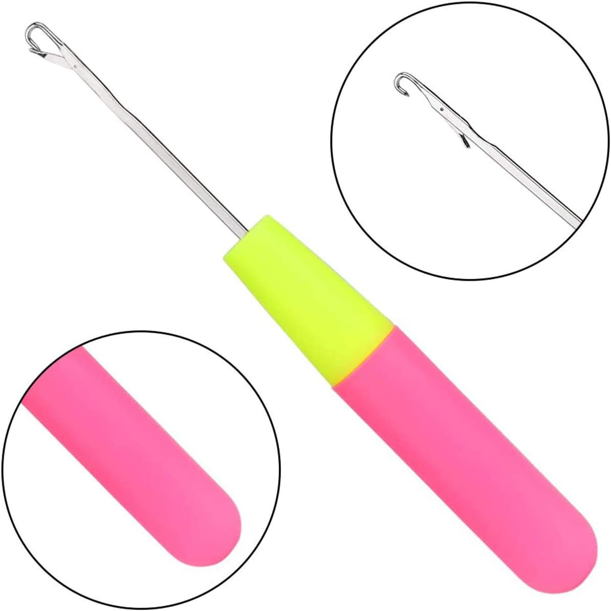 5Roll Brazilian Yarn Wool Hair Arylic Yarn for Hair Crochet Braid Twist Warps Black Color image number 6