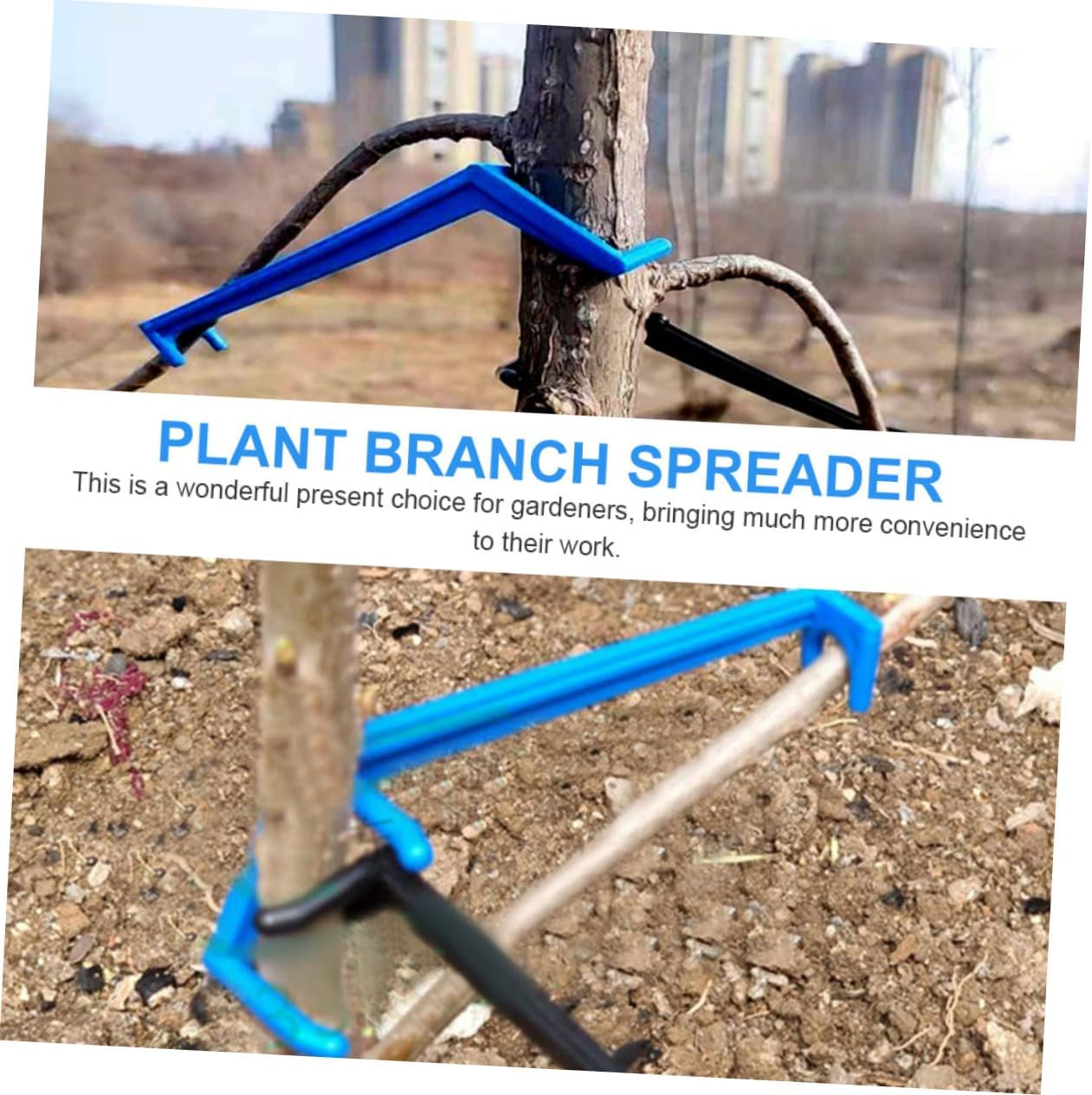HOMSFOU 100Pcs Branch Puller Fruit Trees Support Limb Spreaders for Training Trees Plants Gardening Tools
