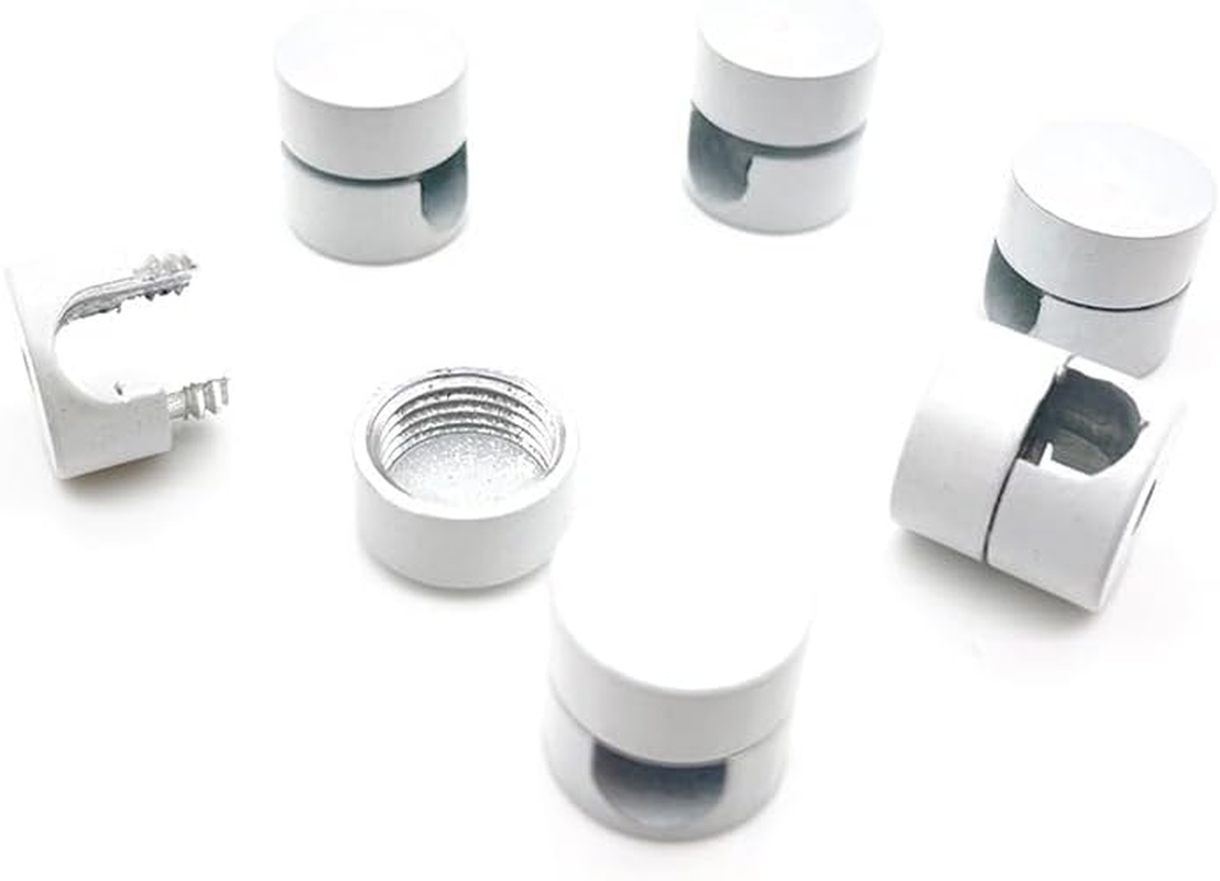 Coehaopike Desk Organization Gun Metal Premium Aluminum Cord Organizers Charger Cable Management Clips for Home Office Stylish, Sturdy, Functional ，Practical| (3 PCS) (White) - Silve image number 6