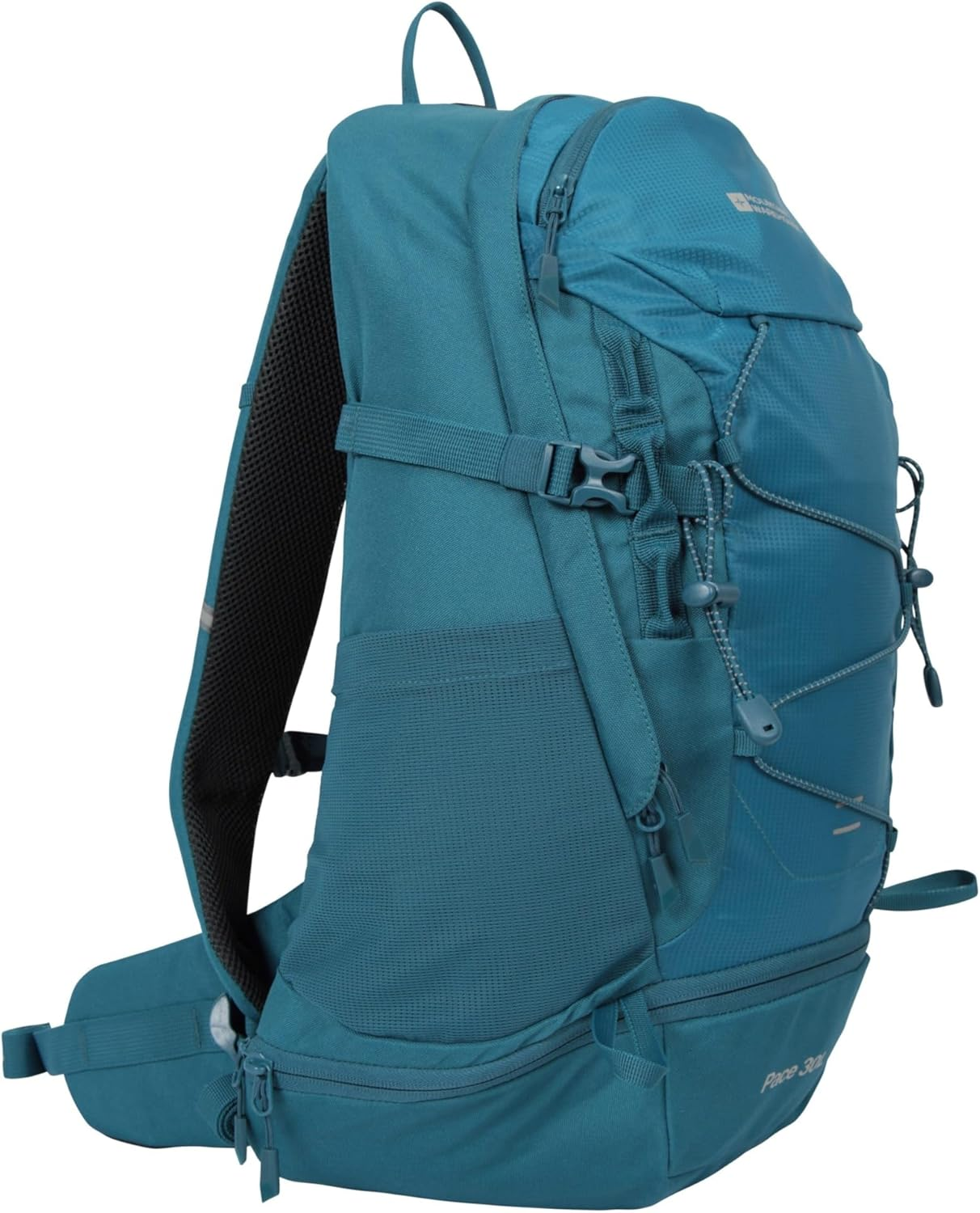Mountain Warehouse Pace 30L Rucksack - Hydration Compatible Backpack, Airflow Back System Rucksack, Packaway Rain Cover - for Travelling, Camping, Hiking