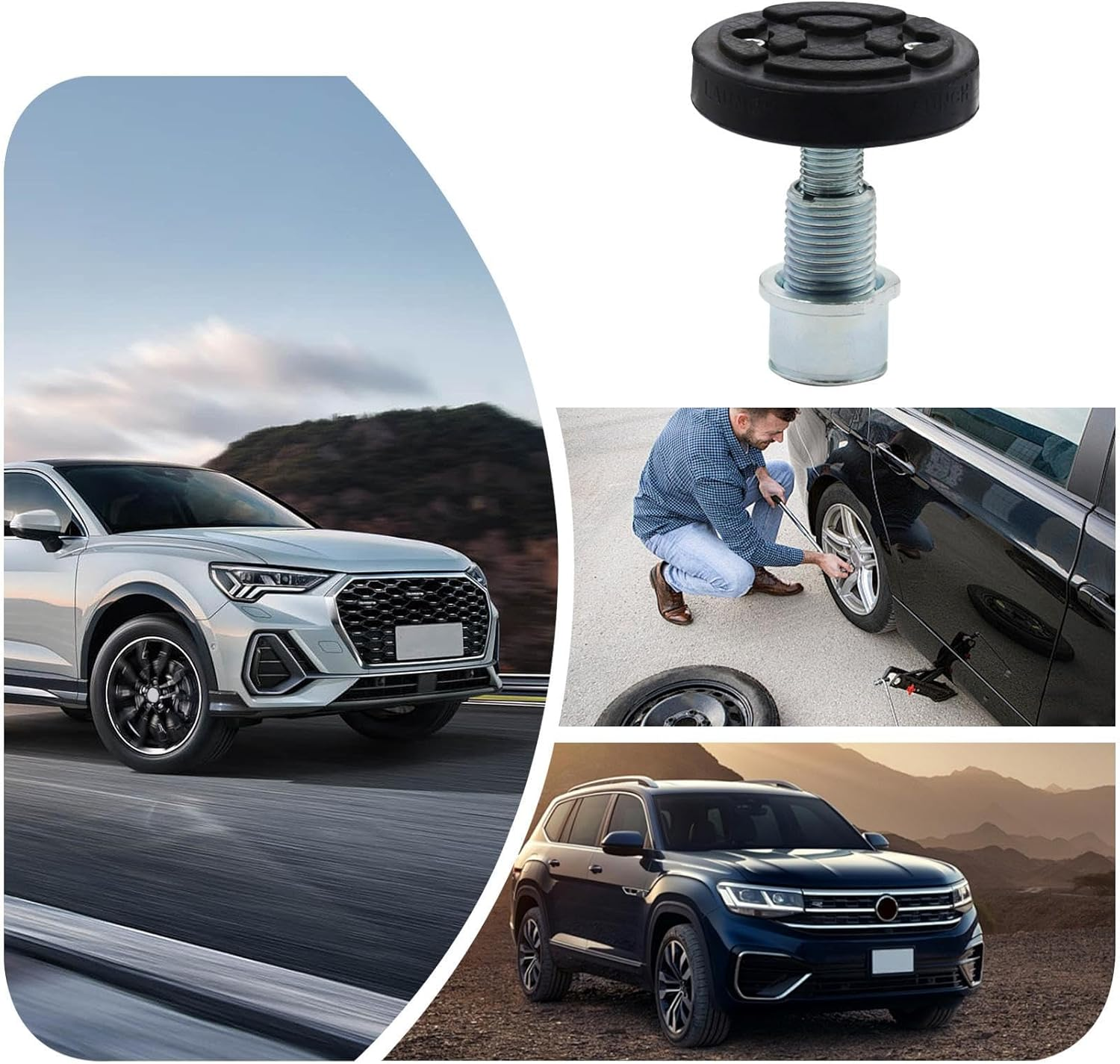 Vgvgaj Car Lift Rubber Tray,Repair Maintenance Fittings | Telescopic High Leg Tray - for Car Lift Vehicle Maintenance Workshop Garage Automotive Repair Shops