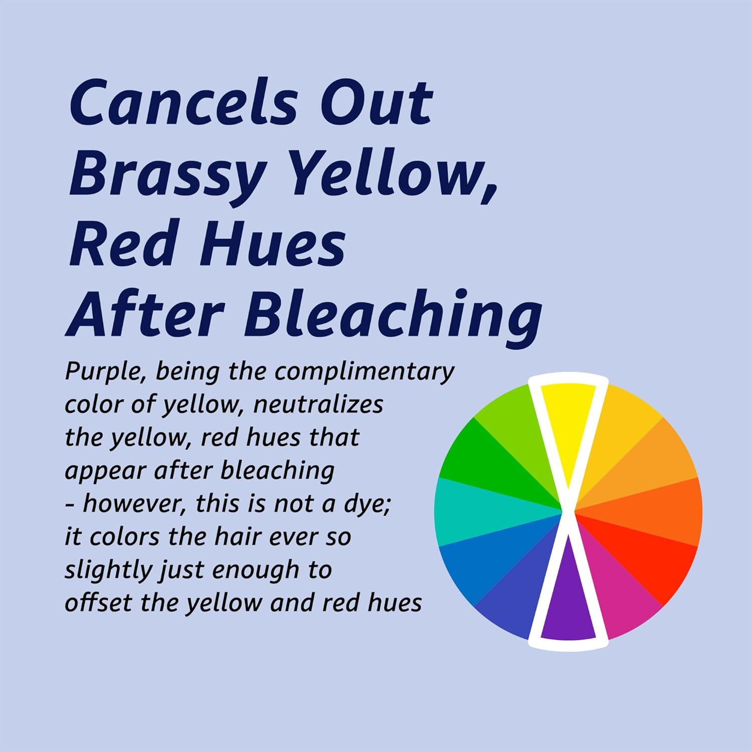 LA'DOR Anti-Yellow Shampoo 300 Ml Dark Purple Pigment Neuactralisation Yellow Dye Bleached and Dyed Hair Hydrolyzed Protein Moisture Support Damaged Hair image number 5