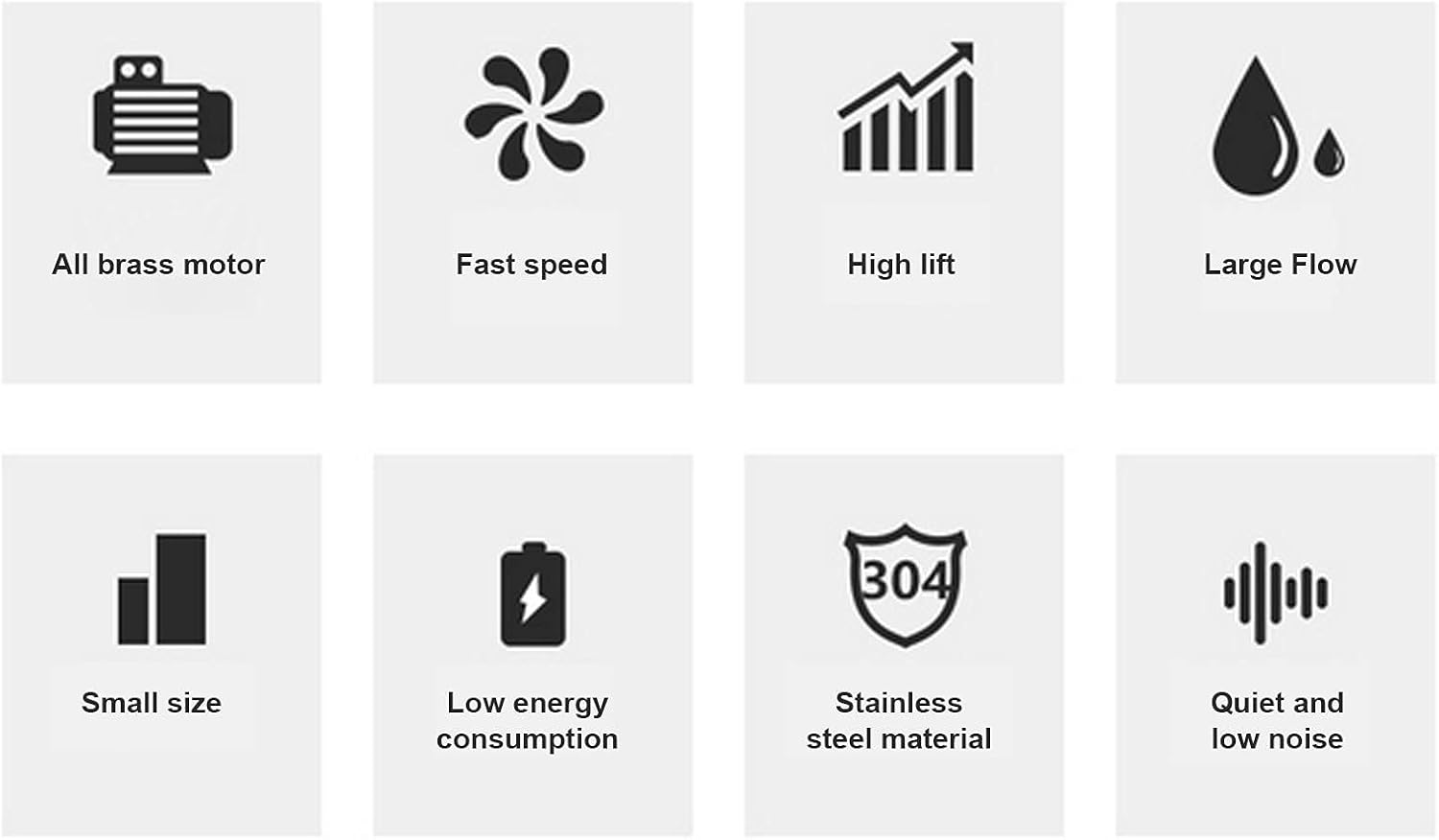 Deep Well Submersible Pump, DC 24V Solar Water Pump 114.8Ft Head Large Flow High Lift 5 M&sup3;/Hour Flow Rate, Submersible Deep Well Pump Battery Solar Brass Motor for Industrial and Home Use image number 1