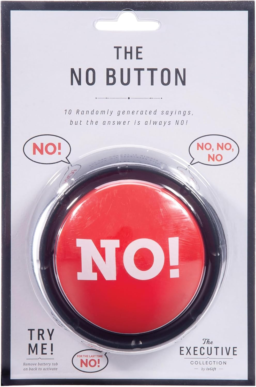 IS Gift NC Executive Collection the No Button, 4 X 17 X 11.5 Cm image number 2