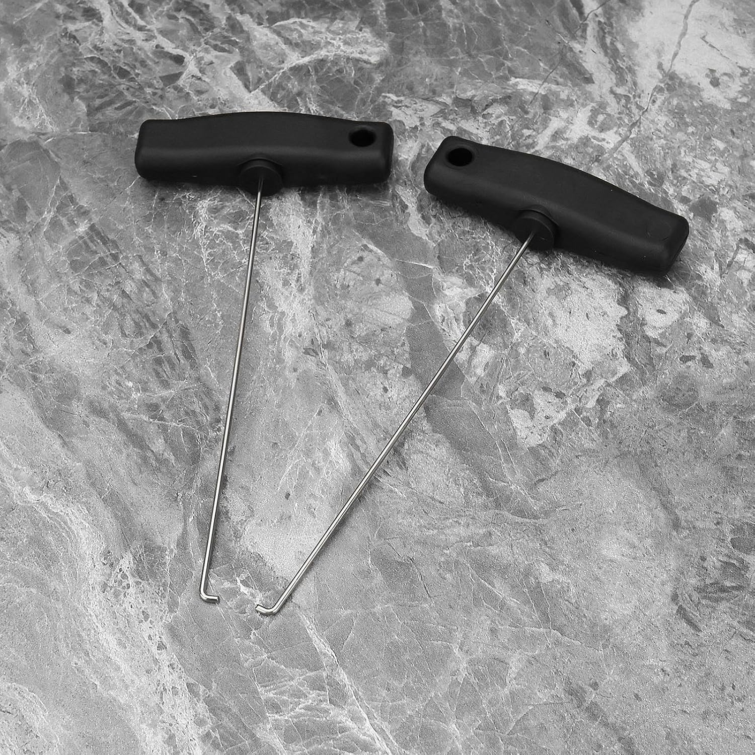 OTOTEC 2Pcs Car Instrument Cluster Removal Hook Tool W140589023300 140589023300 Compatible with Mercedes Benz W115 W114 W116 W107 W463 W460 W129 R129 SL image number 6