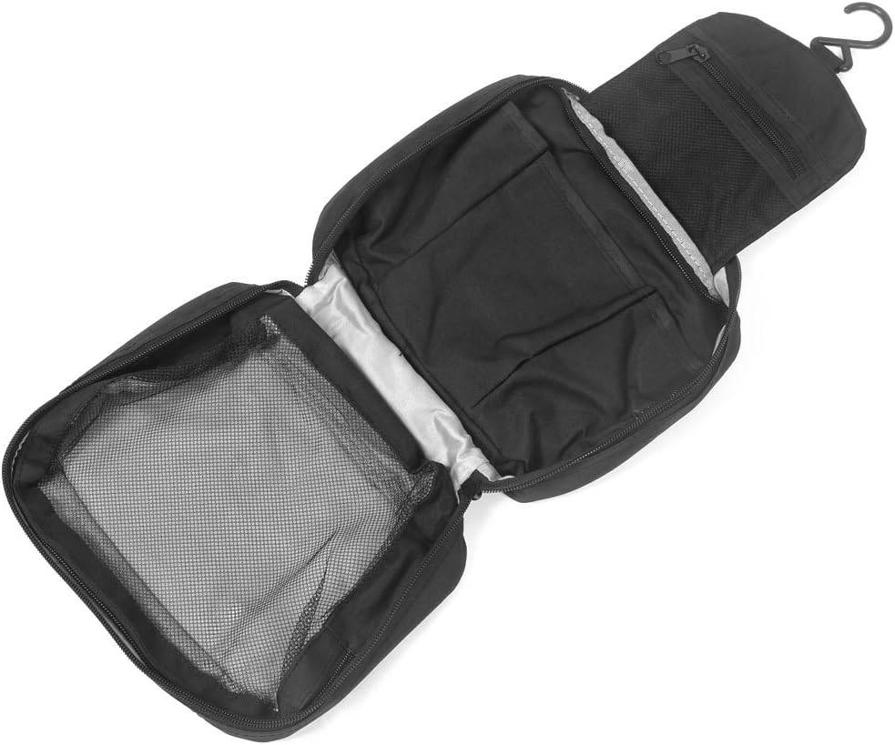 Toiletry Cosmetic Makeup Storage Wash Organizer Hanging Bag Black (Id: E6B B75 3Ae A6A D46, Multiple Colors, Small, Wire Collated image number 1