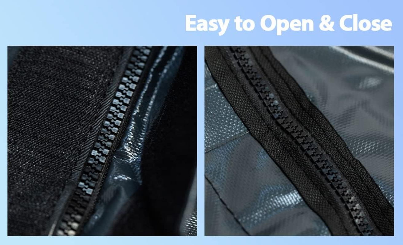 Outdoor360 PVC Camper Travel Trailer Cover Box Utility Cage Covers 2.2X1.7M Approx. Bed Base Fit image number 5