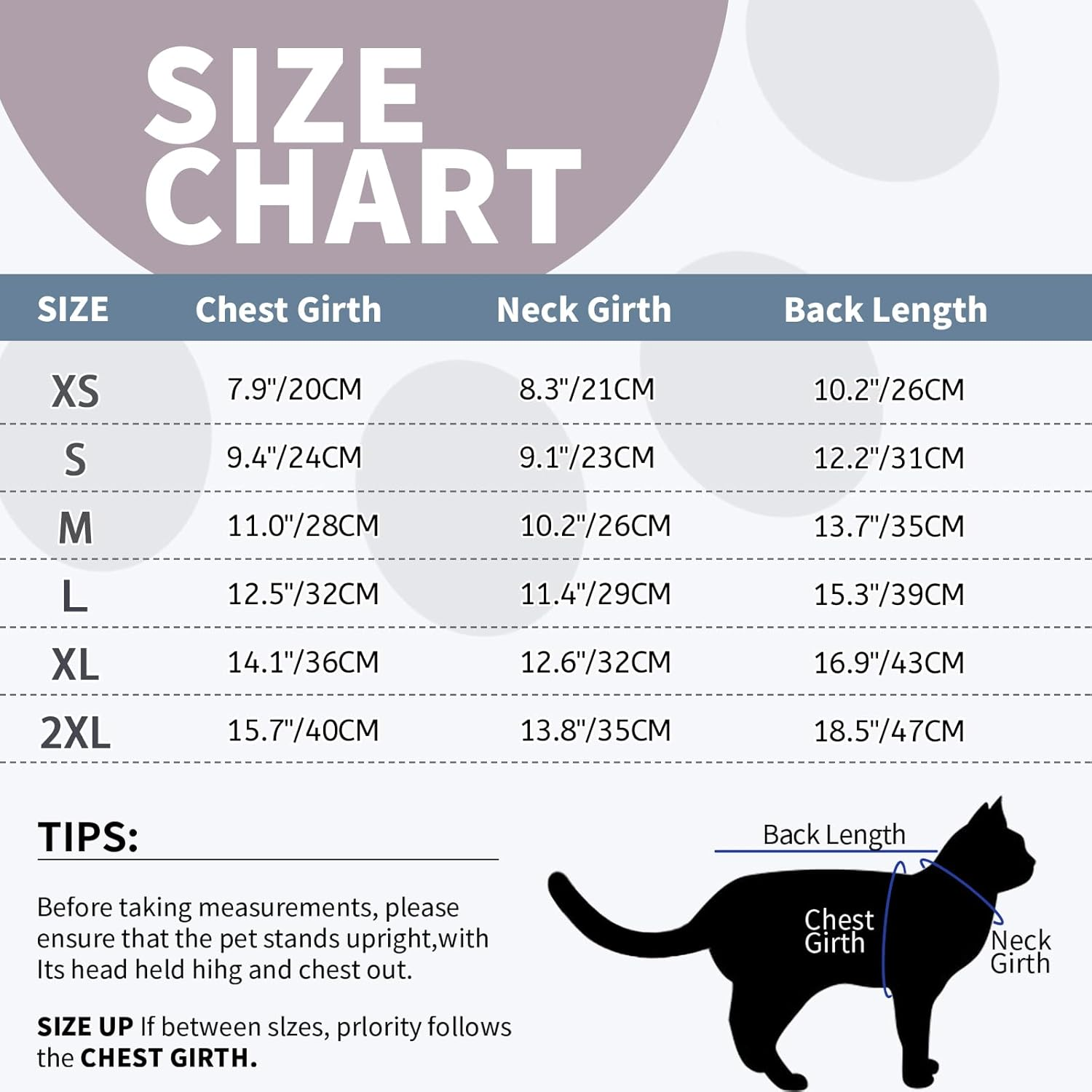 Lelepet Sticky Cat Clothes, Prevent Hair Loss Cat Pajamas, Professional Post-Surgery Onesie for Male & Female Cats, Anti-Shedding Shirt Outfit, Soft Sweaters for Cats, Blue M image number 6