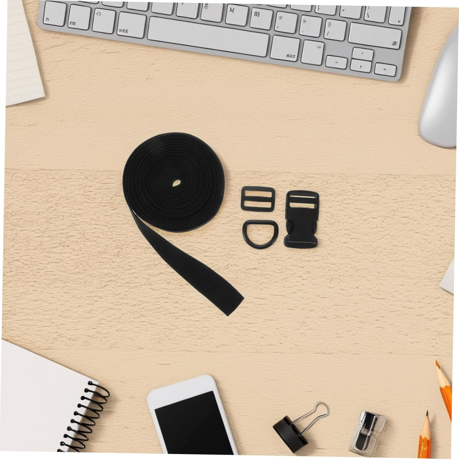 MUELODSIC Backpack Repair Kit of Adjustable Straps Quick Side Release Plastic Buckles for Luggage