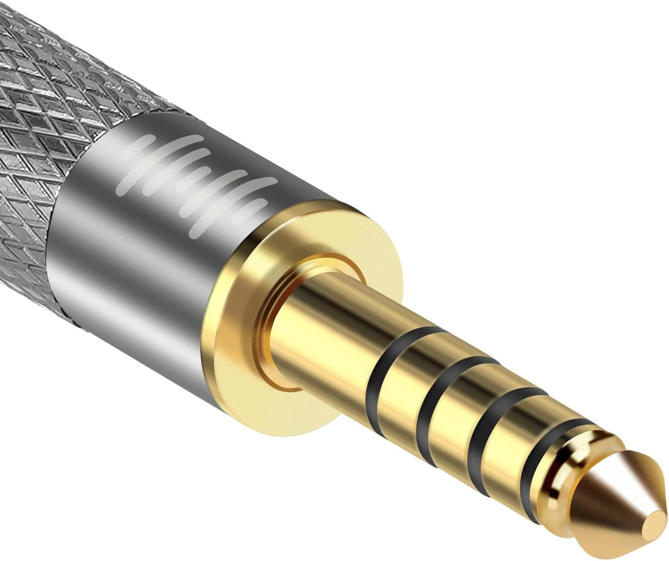 Geekria 4.4Mm to 3.5Mm Balanced Headphones Adapter Converter for 3.5Mm 4-Pole Cable to 4.4Mm Player Device, Durable Aluminum Alloy Conversion Audio Plug, Gold Plated image number 4