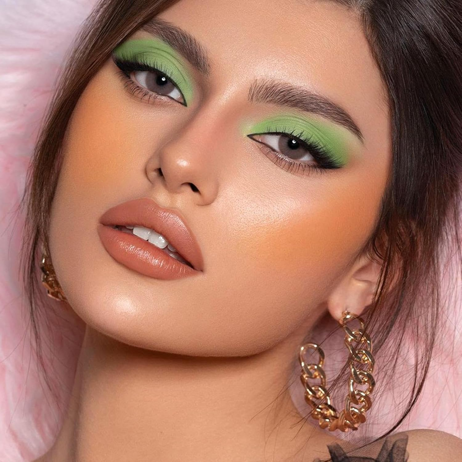 Ylnailky Cream Blush Palette - 16-Color Cream Blush Makeup Eyeshadow Palette | Long-Lasting Bronzer Foundation Cosmetics for Birthday Holiday Travel Work Wedding Party Home image number 5