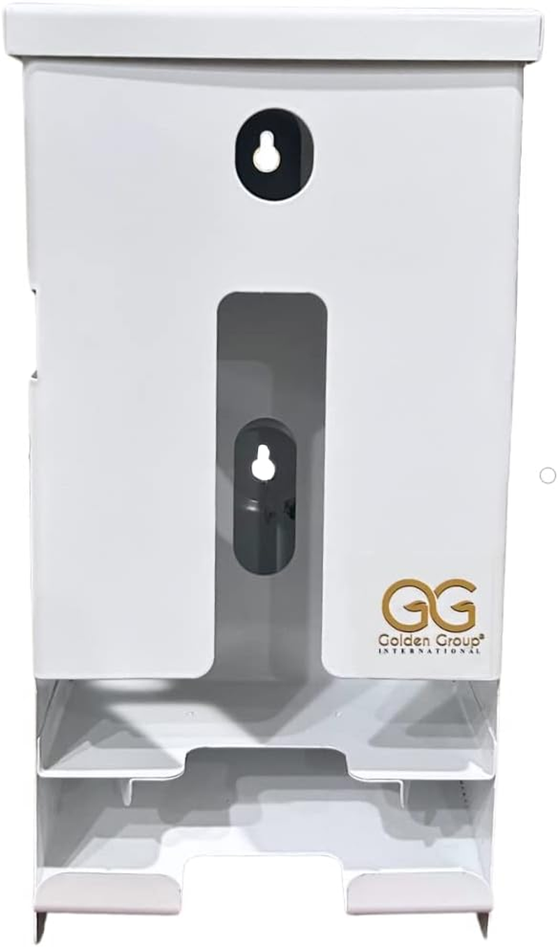 Tampon and Pad Dispenser, Compact, Free Vending, White Steel Restroom Fixture image number 4