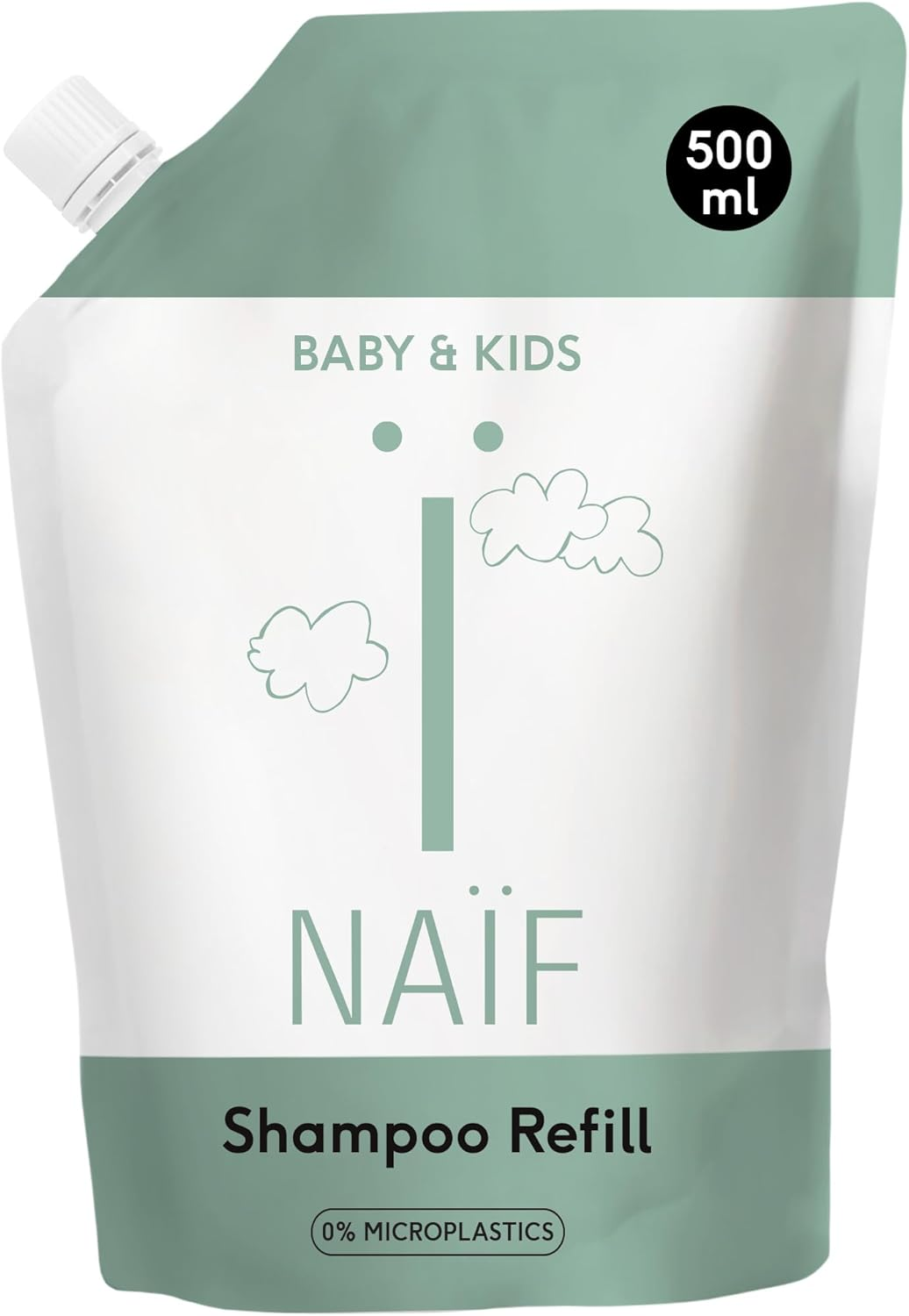 Na&iuml;f Nourishing Shampoo for Baby & Child Refill Pack 500 Ml image number 2