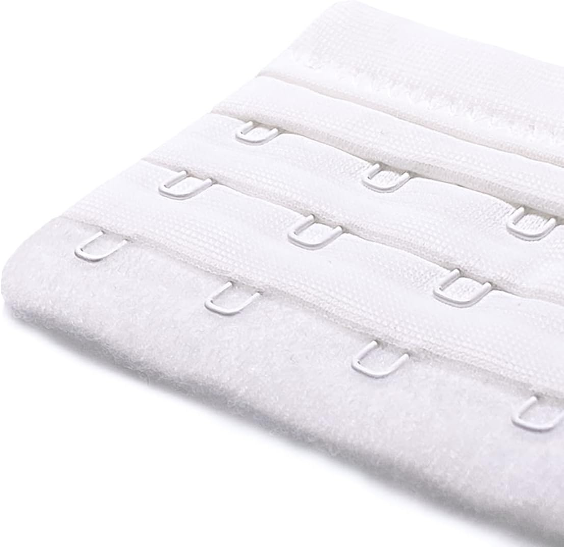 Black White Beige Bra Extenders Bra Extender 2 3 4 5 Hook for Women image number 2