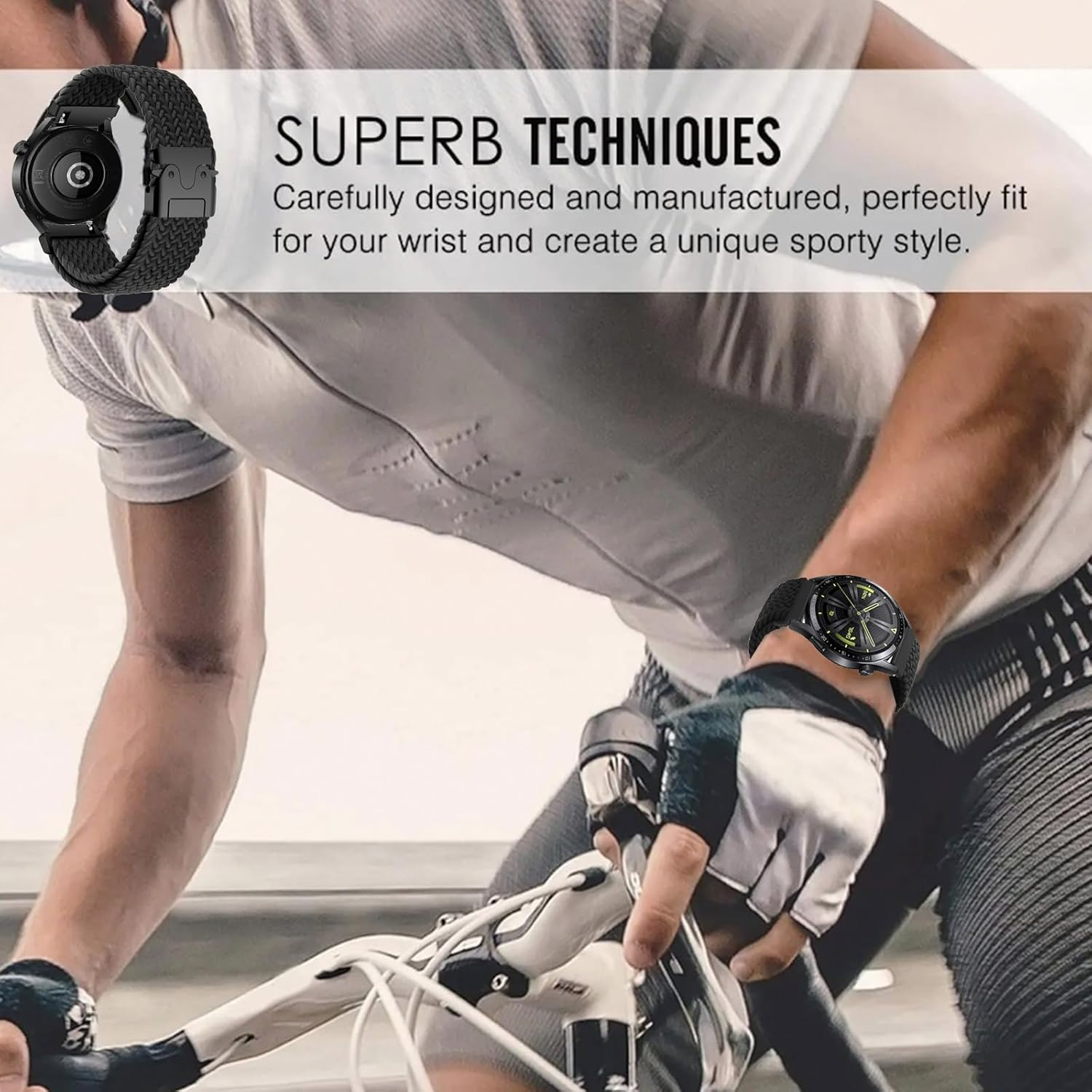 Geflochten Armband Kompatibel Mit Omega X Swatch Moonswatch Band Sport Elastisches Nylon Ersatzarmband Mit Verstellbarer Metall Verschluss Armb&auml;nder F&uuml;r Omega X Swatch Moonswatch F&uuml;r Damen Herren image number 4