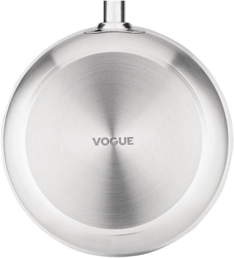 Vogue Stainless Steel Flared Saute Pan, 240Mm image number 2