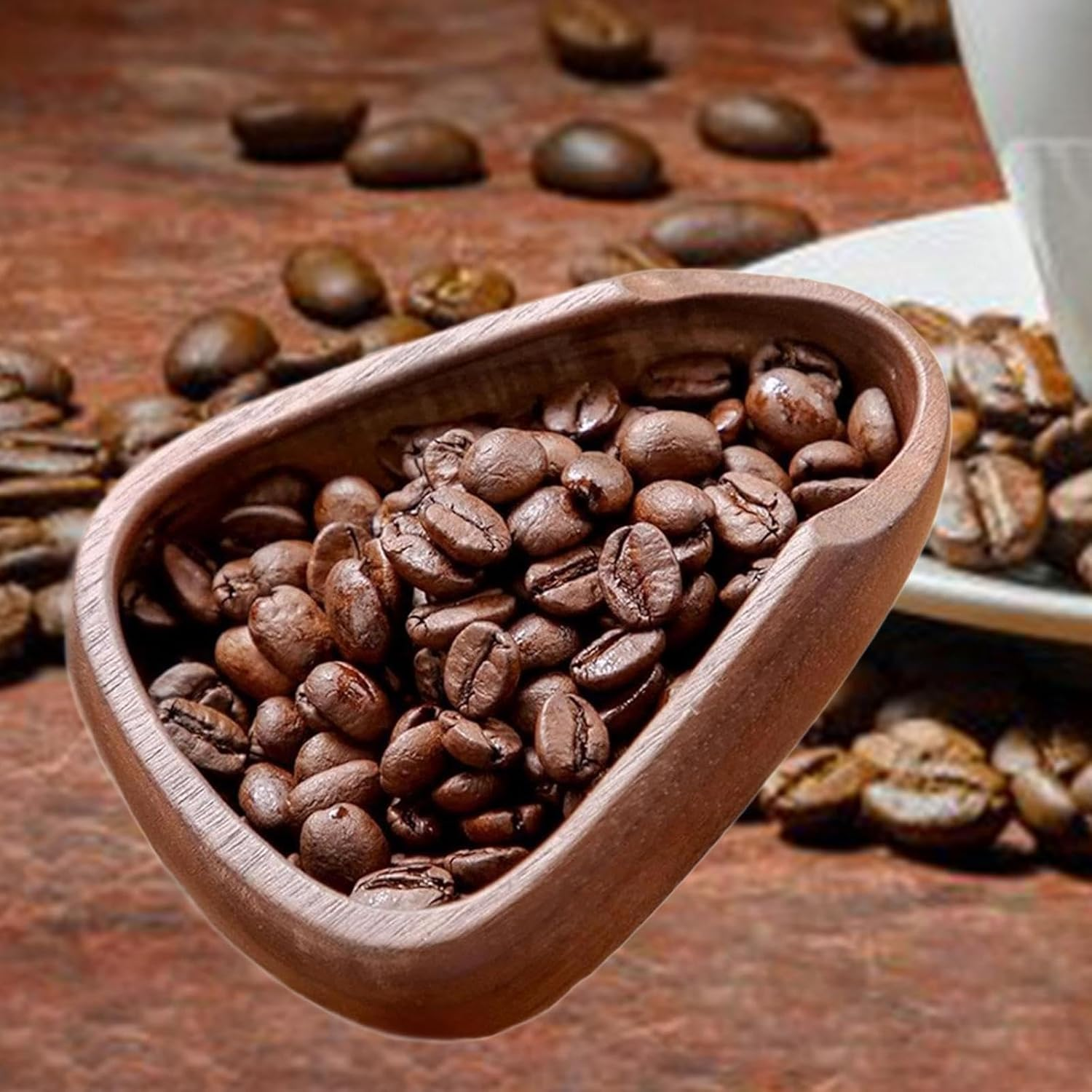 STARTIST Coffee Bean Weighing Bowl Coffee Beans Dosing Cup Portable Tea Leaf Display Tray Weight Coffee Bean Container for Office Cafe image number 6