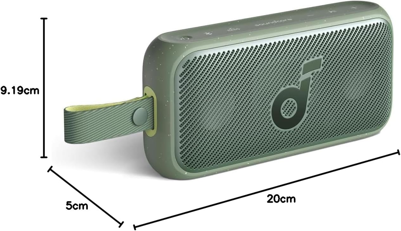 Soundcore Motion 300 Wireless Hi-Res Portable Speaker with Bassup, Bluetooth Speaker with Smarttune Technology, 30W Stereo Sound, 13H Playback, and IPX7 Waterproof, for Outdoor Travel, Backyard(Green) image number 2