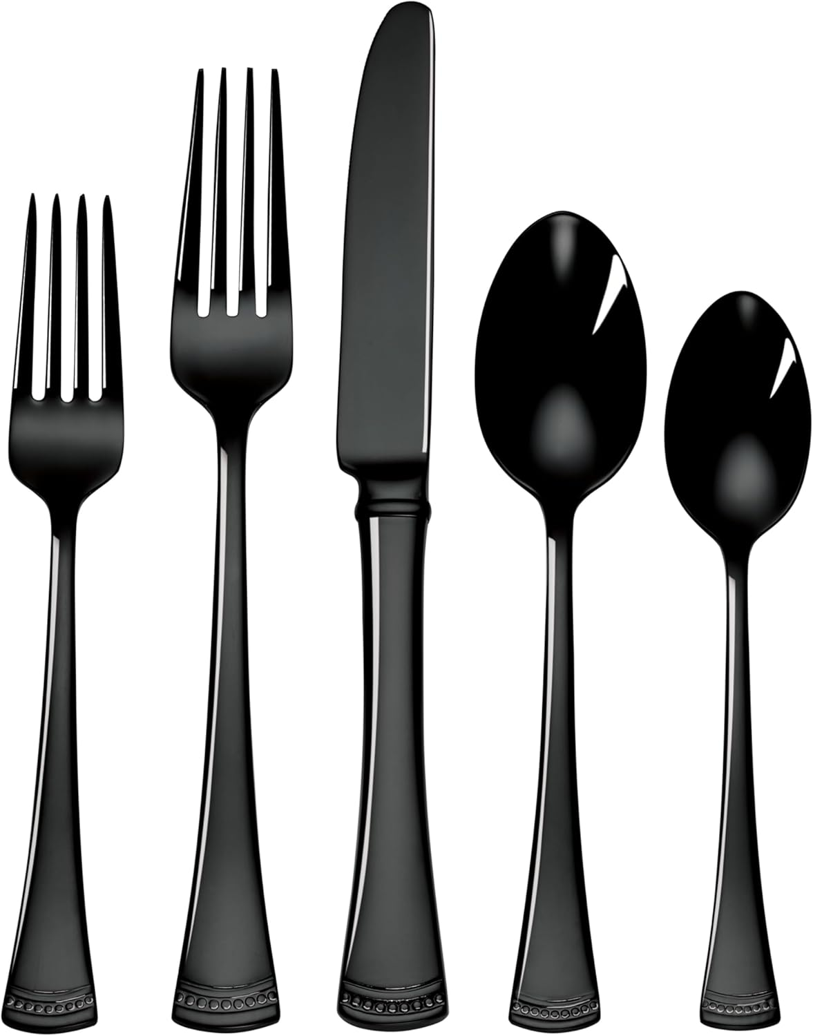 Lenox Black Portola 20-Piece Mirror Flatware Set, 3.30 image number 6