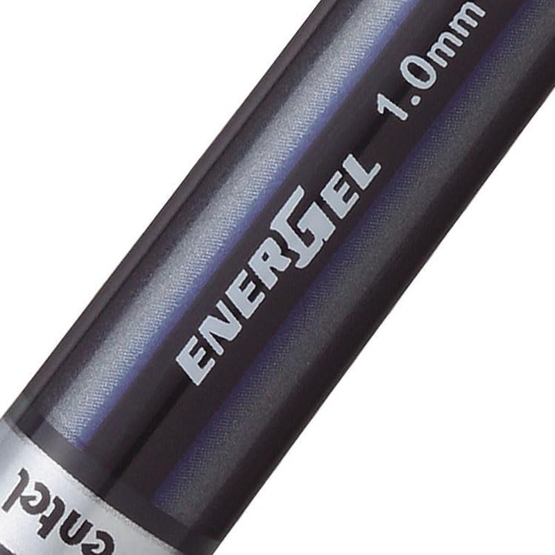 Pentel Energel Liquid Gel Pen 1.0Mm Bold Nib Capped Blue Ink, Box of 12 Pens (BL30-C) image number 6