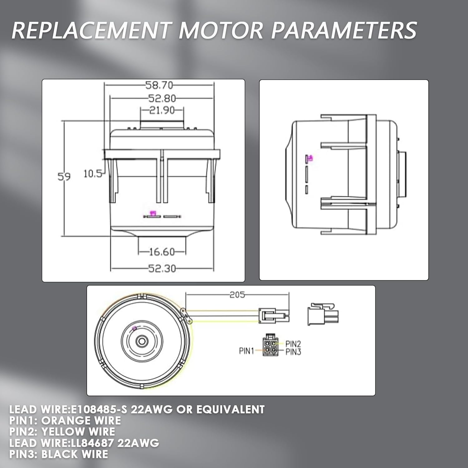 Motor Blower Motor Pump for Cpap-New Motor Replace Airsense 10/ S9 /S10 Parts, Airsense 10/ S9 /S10 Serious Motor Replacement Repair image number 6