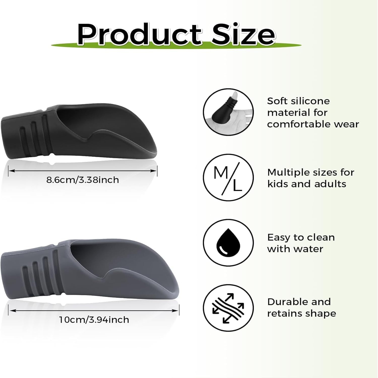 Thumb Guard for Baseball & Softball, Silicone Protective Shield Softball Pro Hitter Catcher Gear Thumb Protector Batting for Hand Injury Prevention(Large) image number 3