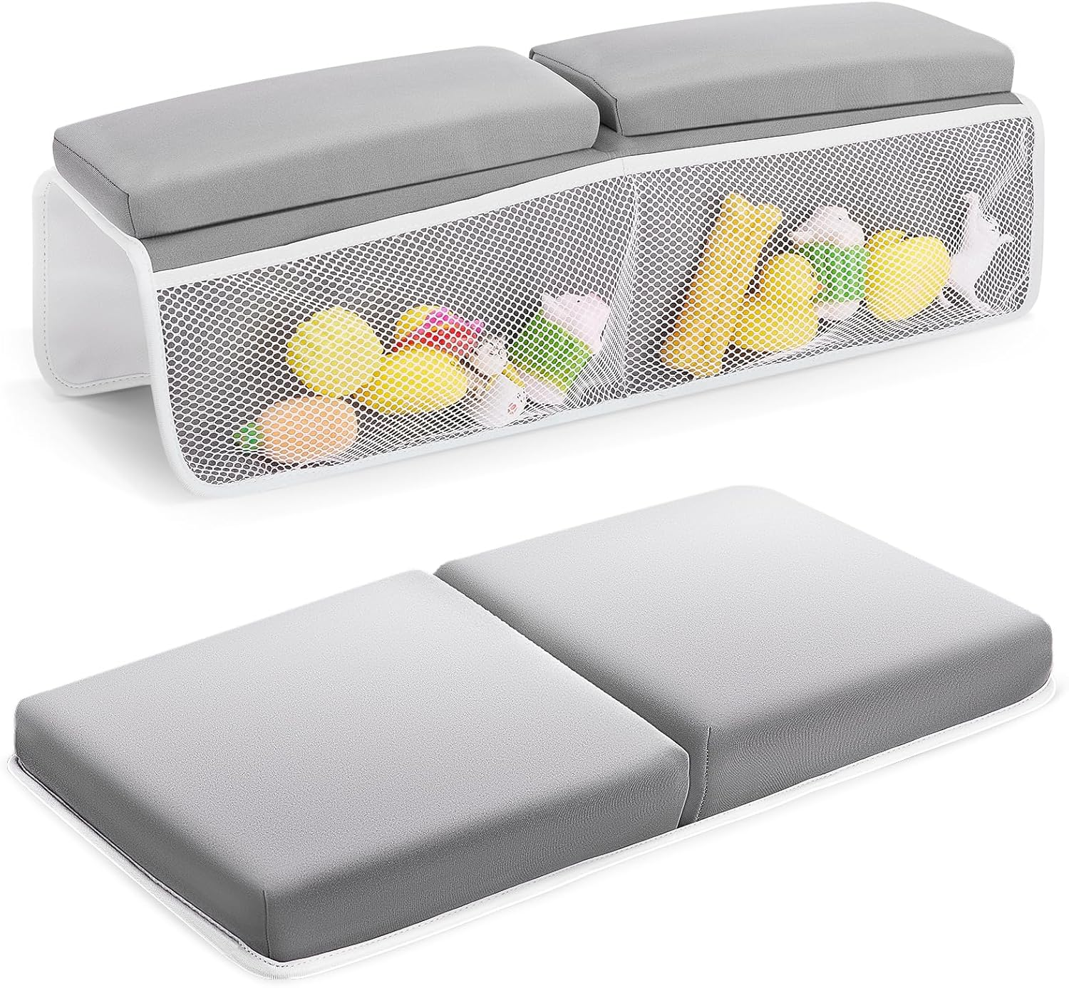 Baby Bath Kneeler and Elbow Rest Pad Set, Bathtub Kneeling Pad & Mat, Baby Accessories for Bath, Relieve Your Knees and Elbows